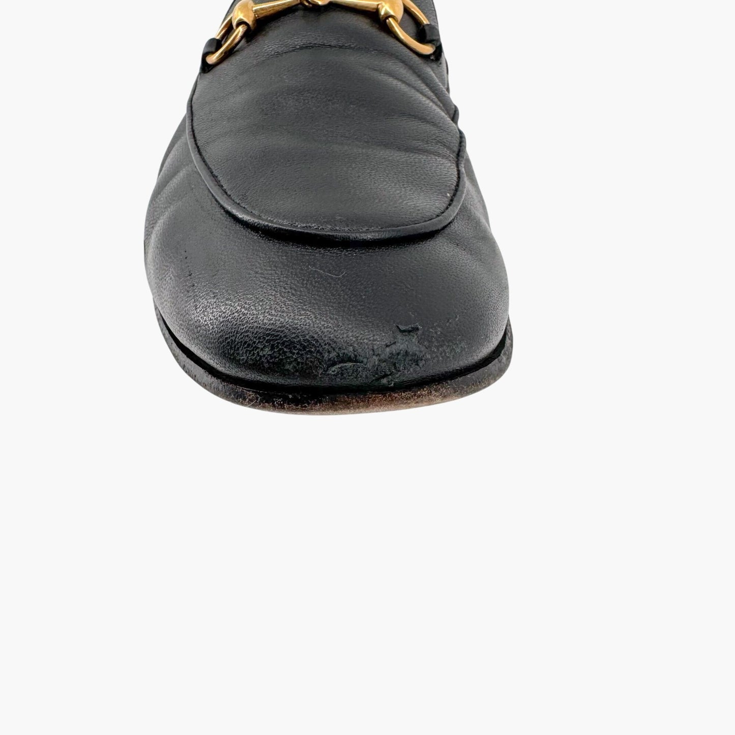 Gucci Brixton Horsebit Loafers in Black Leather – Size 39