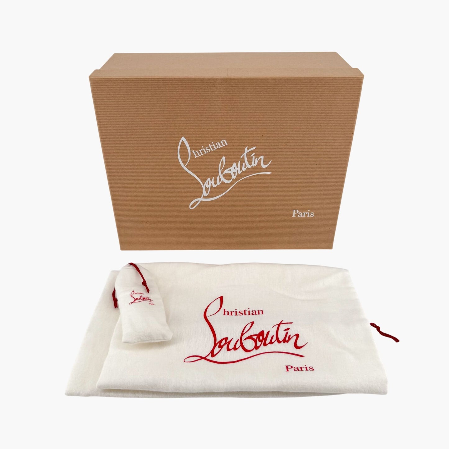 Christian Louboutin Sharkina Sneakers in White Mesh & Red Psychic Patent – Size 39.5