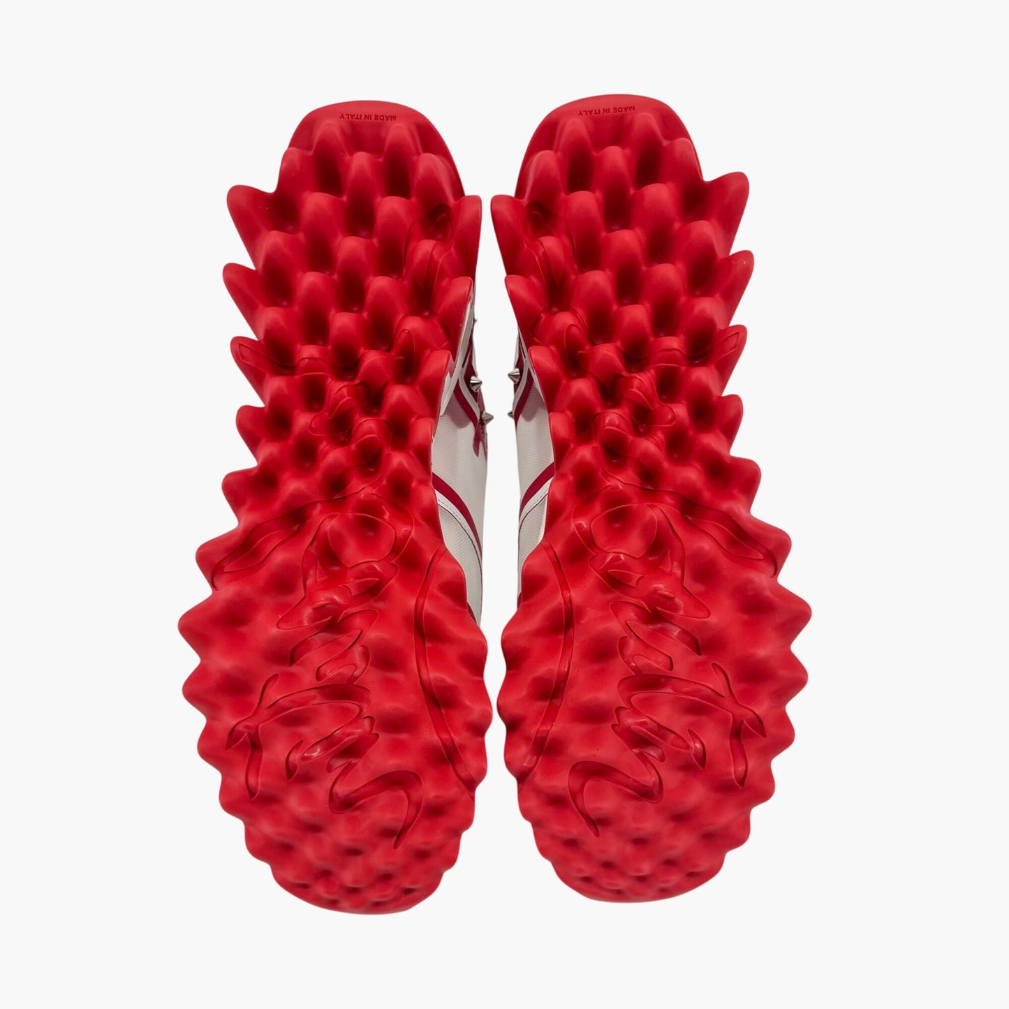 Christian Louboutin Sharkina Mesh & Patent Leather Sneakers White/Red – Size 40