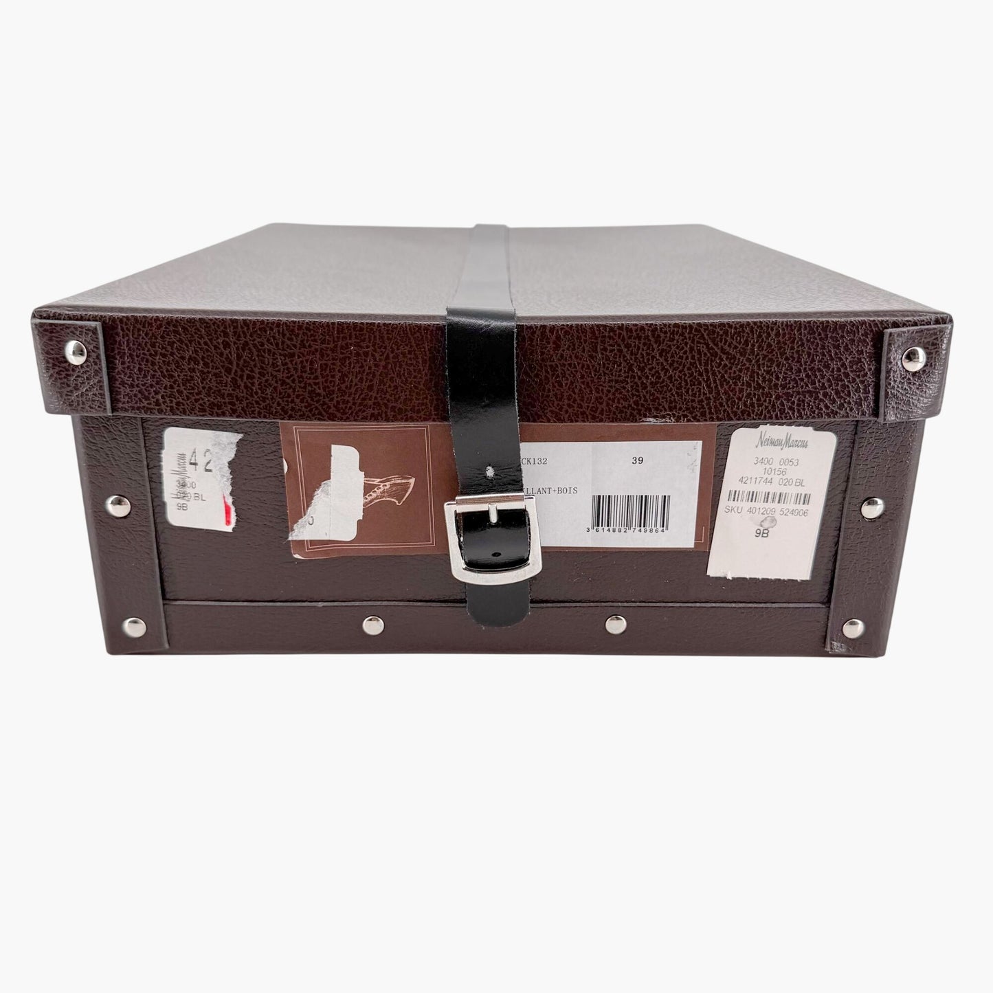 Alaïa Le Sabot Studded Clogs White Leather Size 39