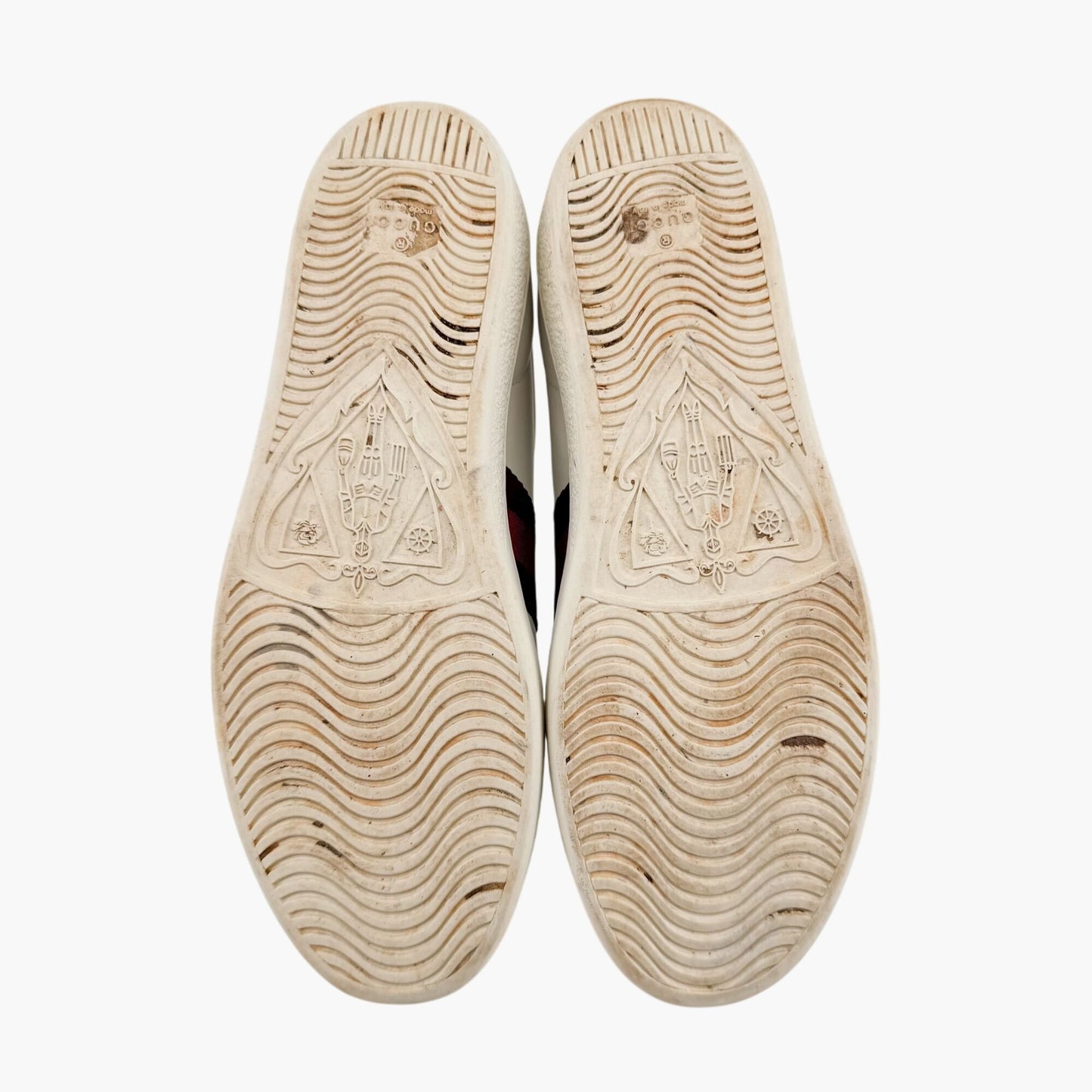 Gucci Ace Bee White Leather Sneakers – Size 38.5
