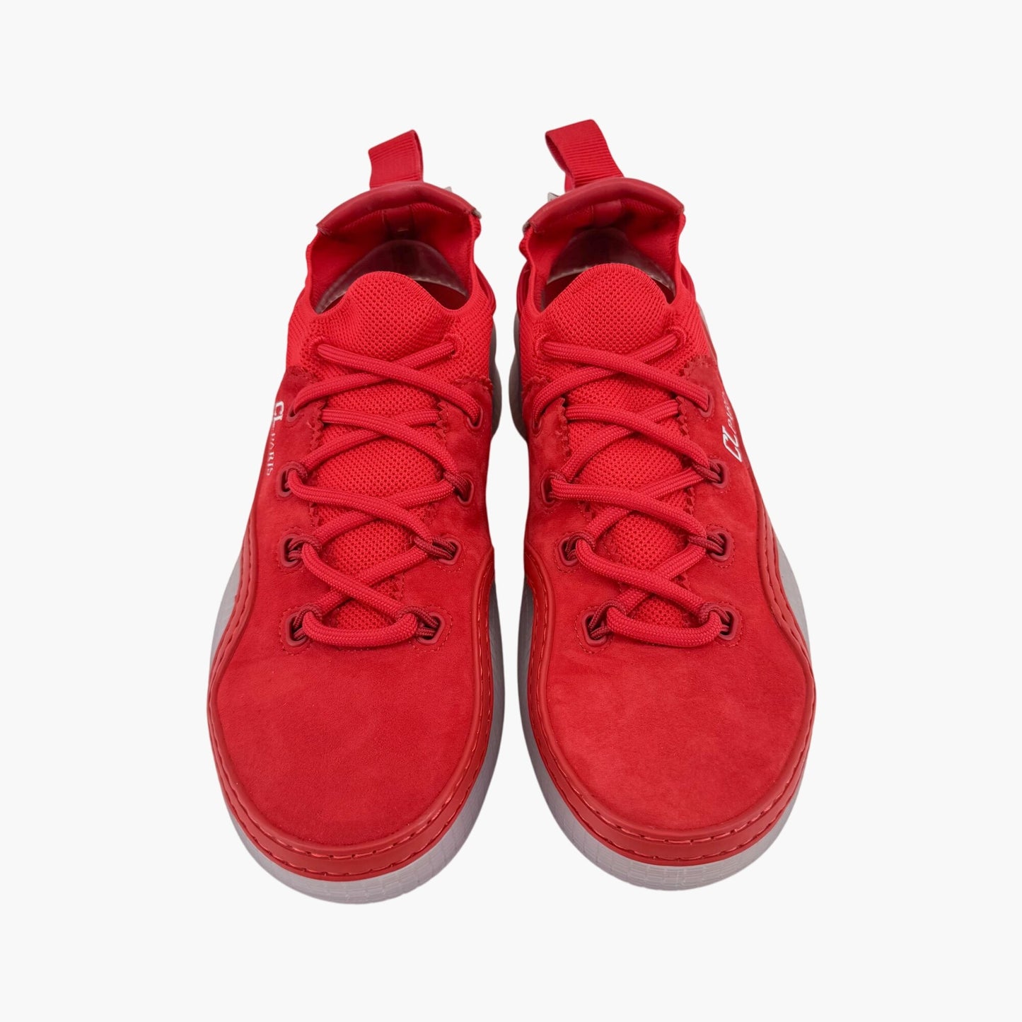 Christian Louboutin Arpoador Low-Top Sneakers in Red Suede – Size 40