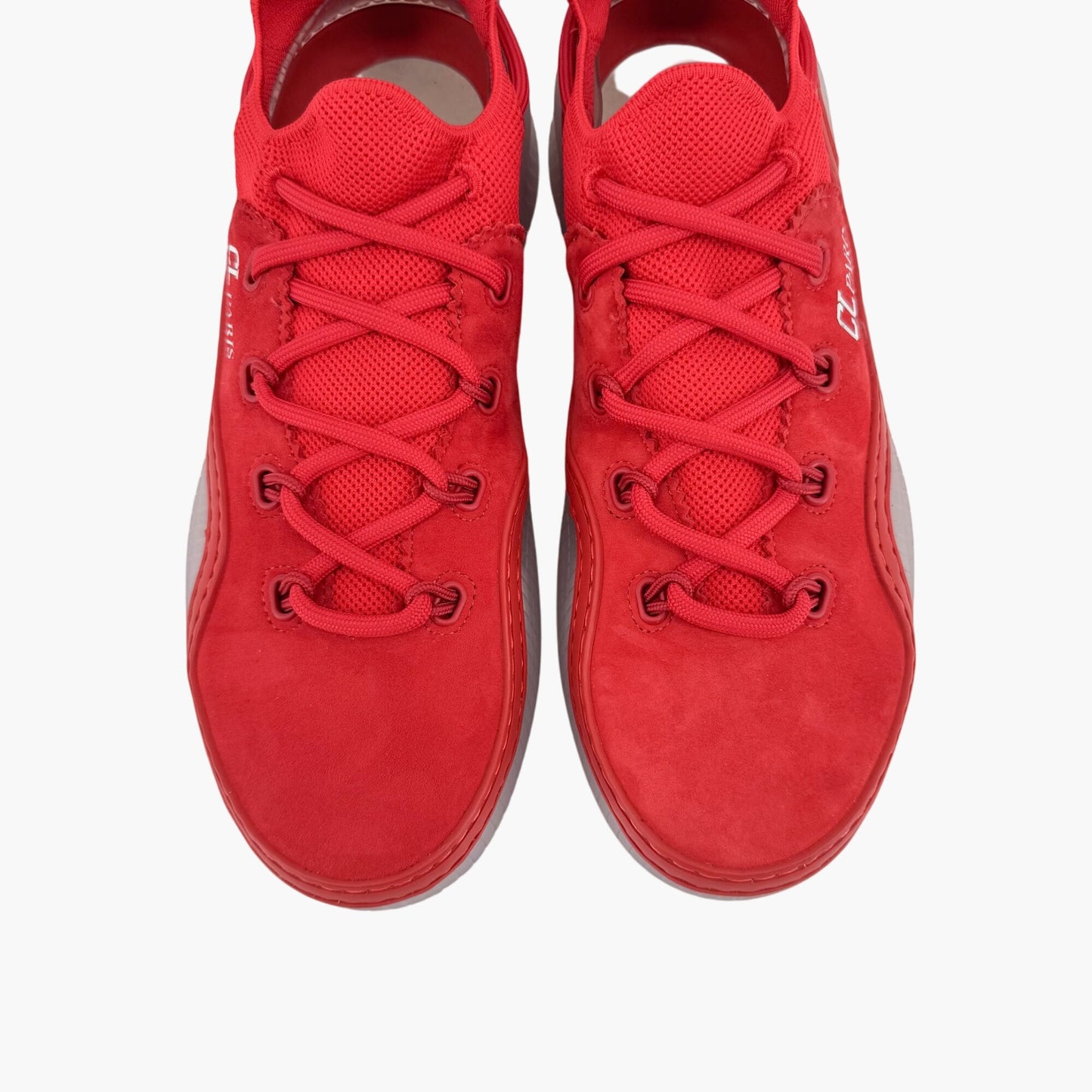 Christian Louboutin Arpoador Low-Top Sneakers in Red Suede – Size 40