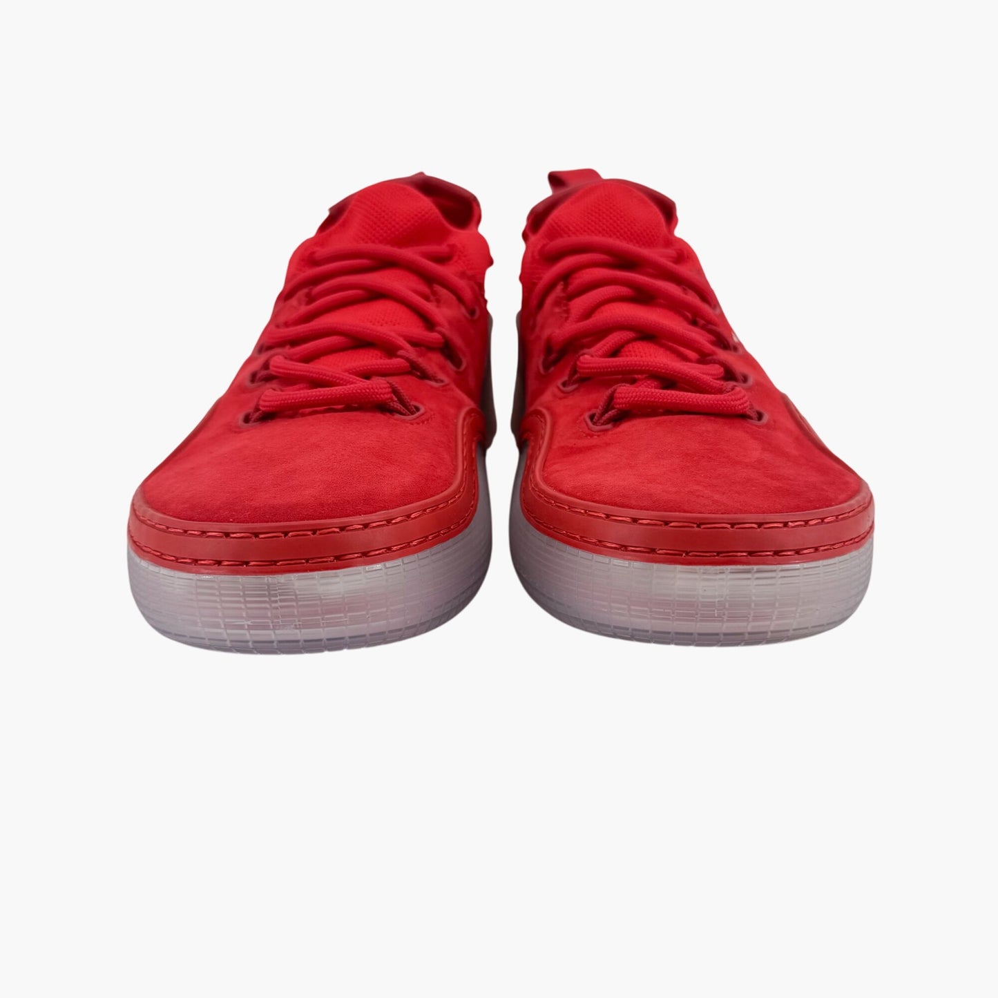 Christian Louboutin Arpoador Low-Top Sneakers in Red Suede – Size 40
