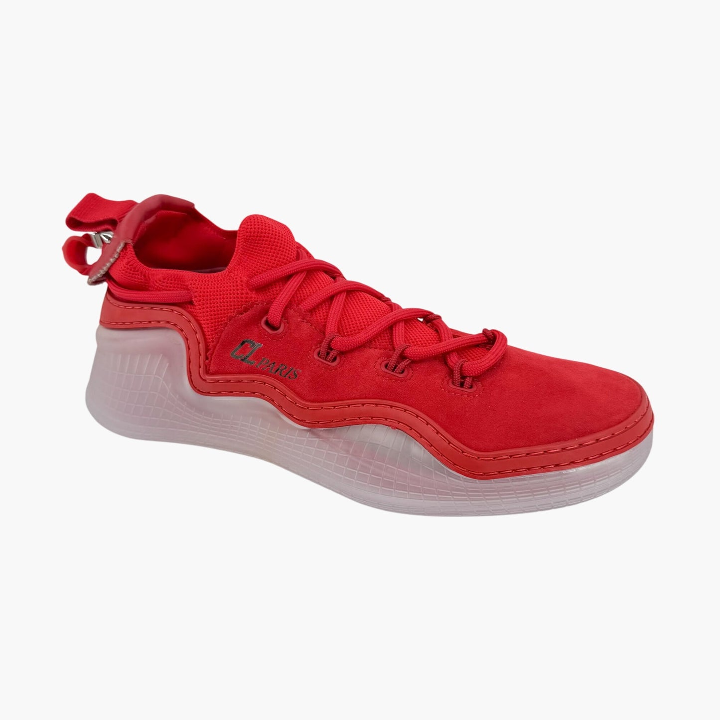 Christian Louboutin Arpoador Low-Top Sneakers in Red Suede – Size 40
