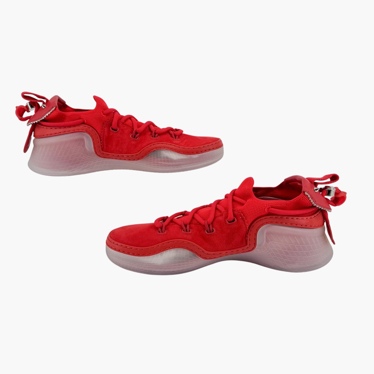 Christian Louboutin Arpoador Low-Top Sneakers in Red Suede – Size 40