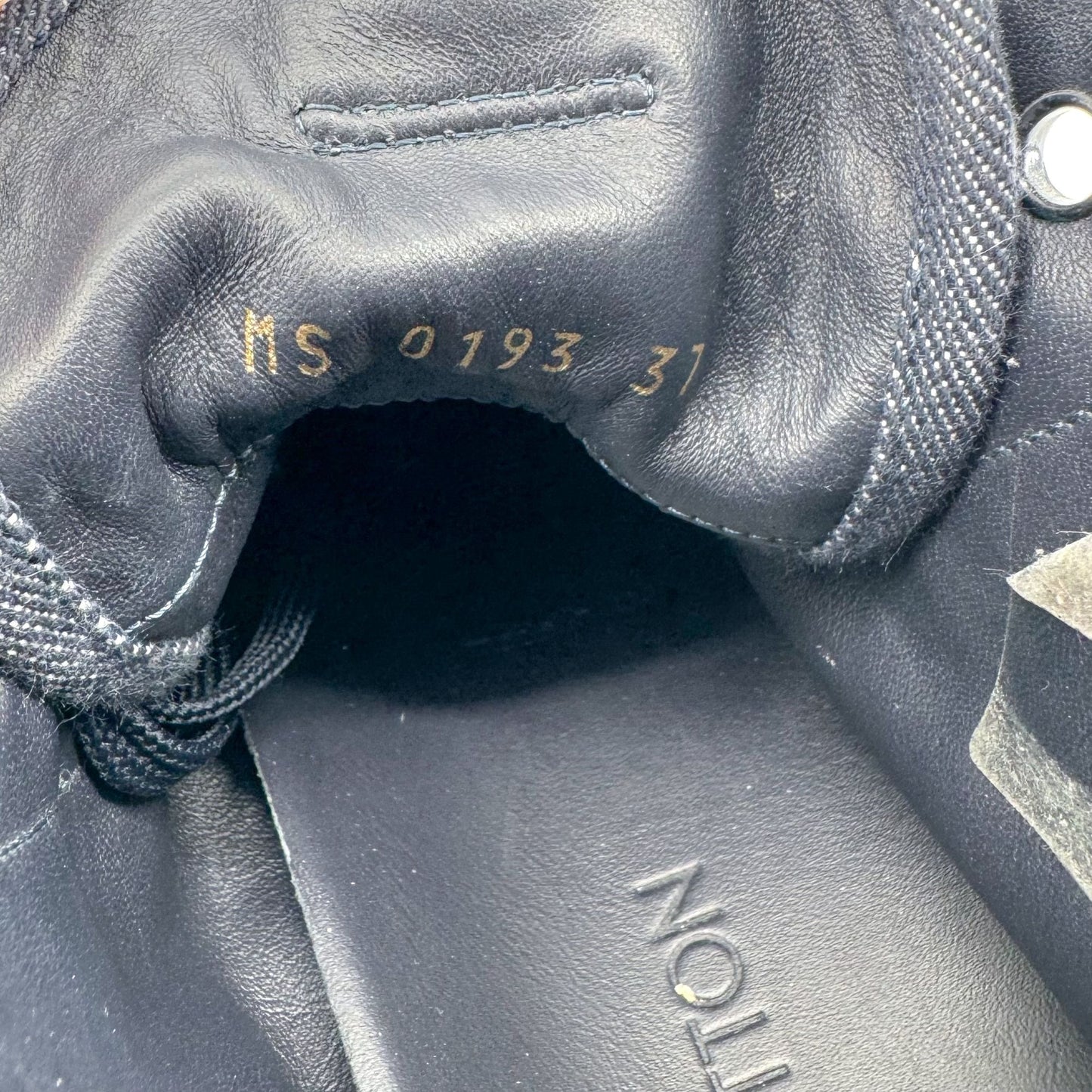 Louis Vuitton Brea Mid-Top Sneakers in Navy Monogram Denim – Size 37