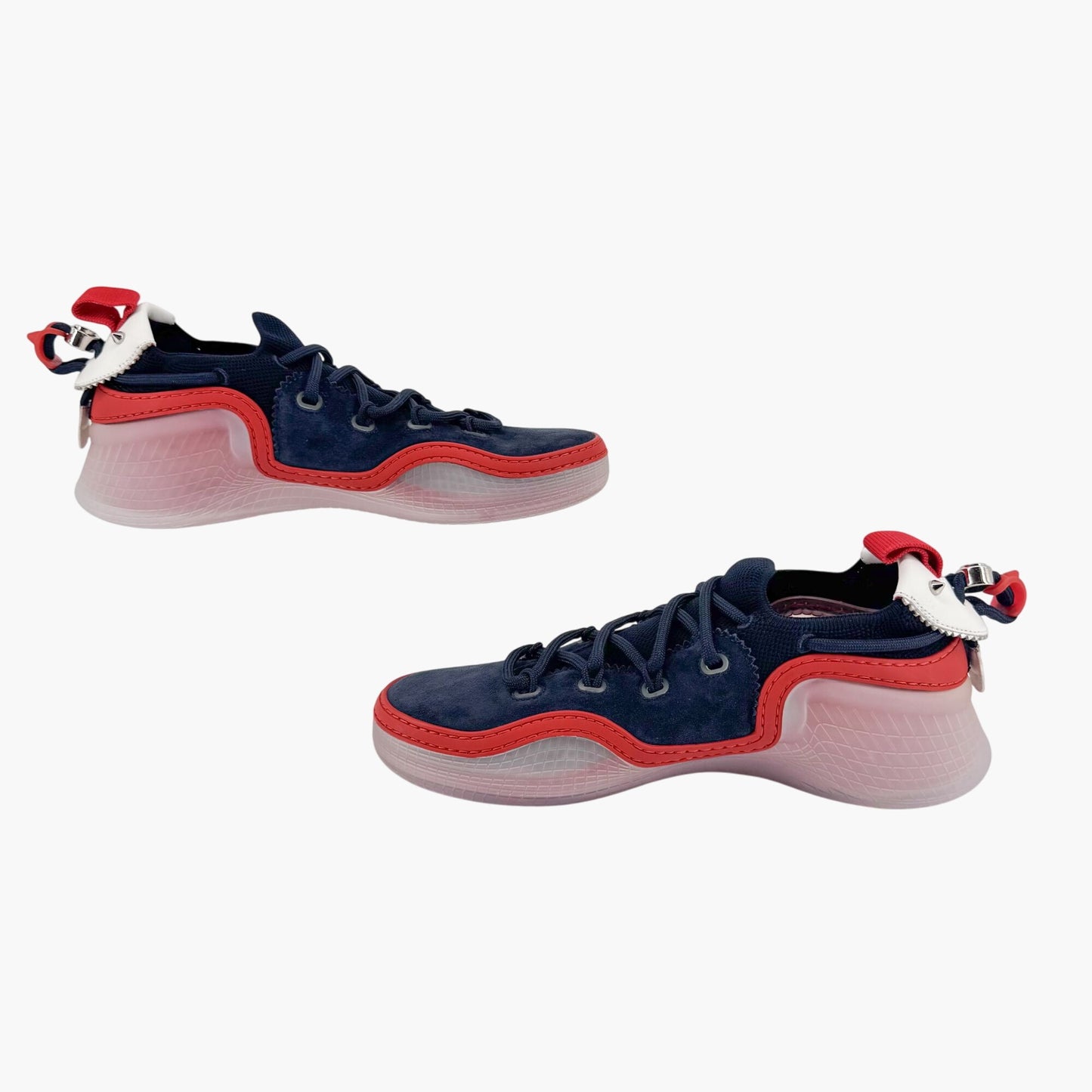 Christian Louboutin Navy Suede Arpoador Donna Sneakers Size 39.5