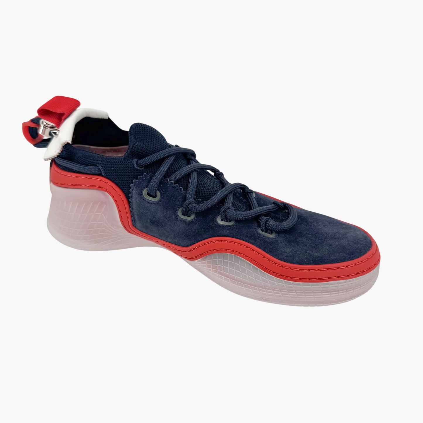Christian Louboutin Navy Suede Arpoador Donna Sneakers Size 39.5