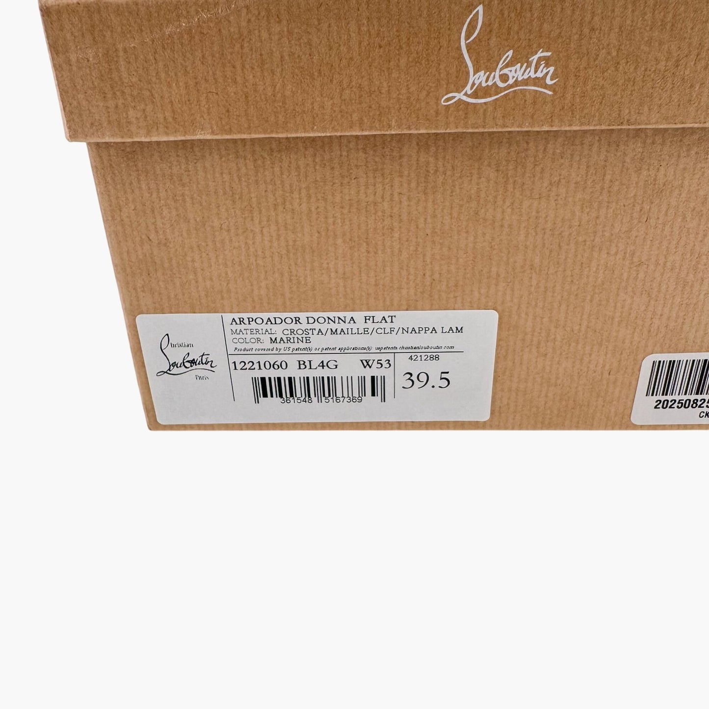 Christian Louboutin Navy Suede Arpoador Donna Sneakers Size 39.5