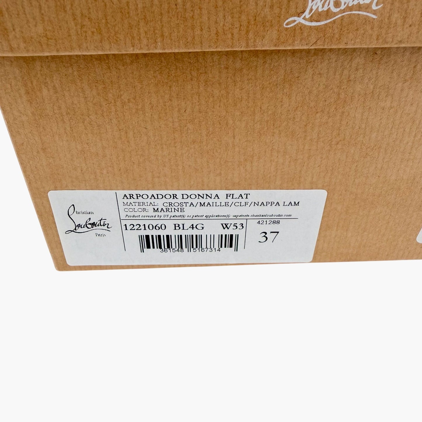 Christian Louboutin Arpoador Donna Sneakers Navy Size 37