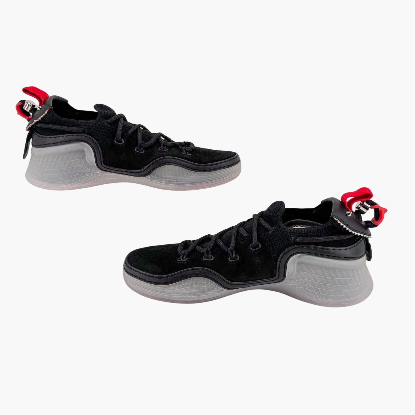 Christian Louboutin Arpoador Black Suede Spike Sneakers – Size 40.5