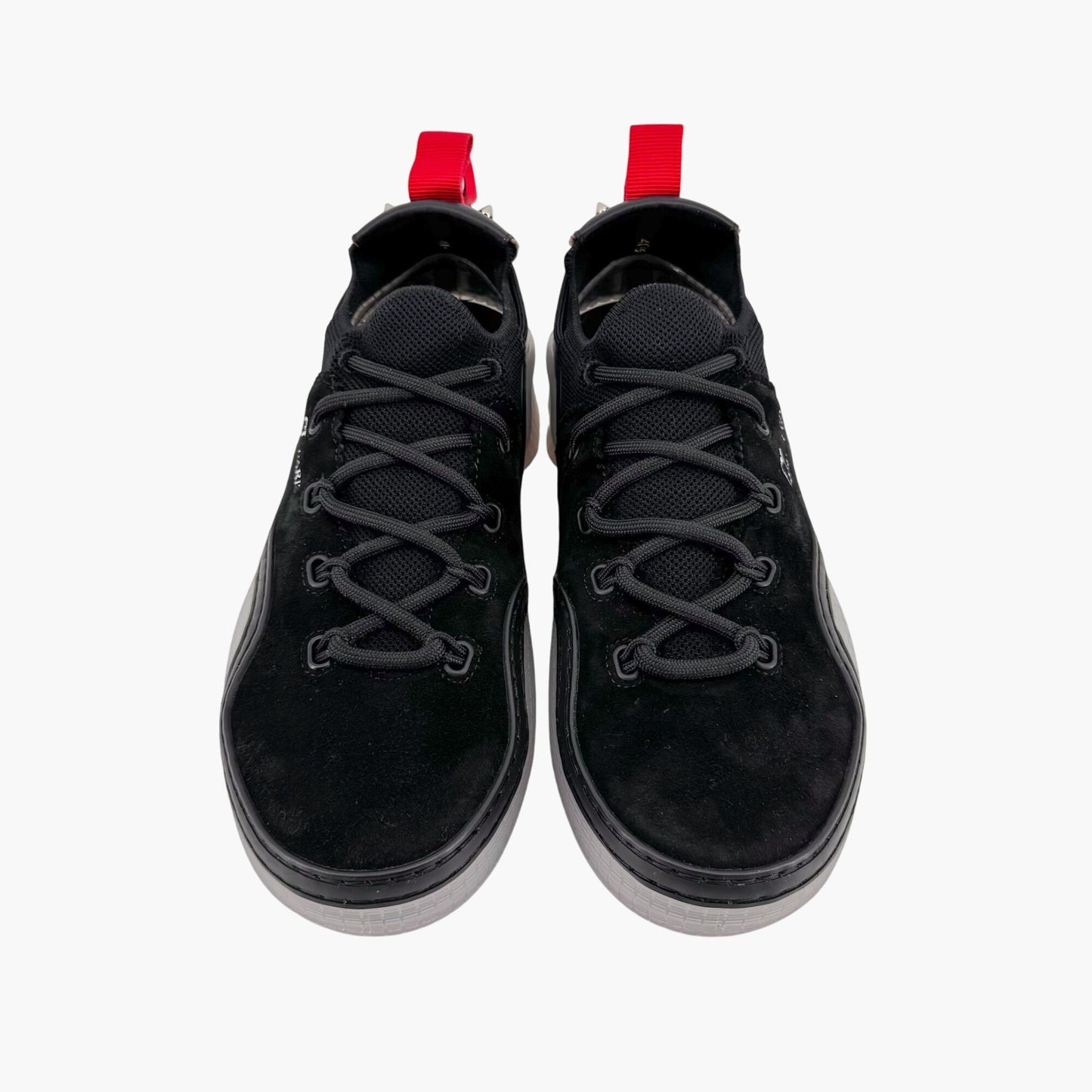 Christian Louboutin Arpoador Black Suede Spike Sneakers – Size 40.5