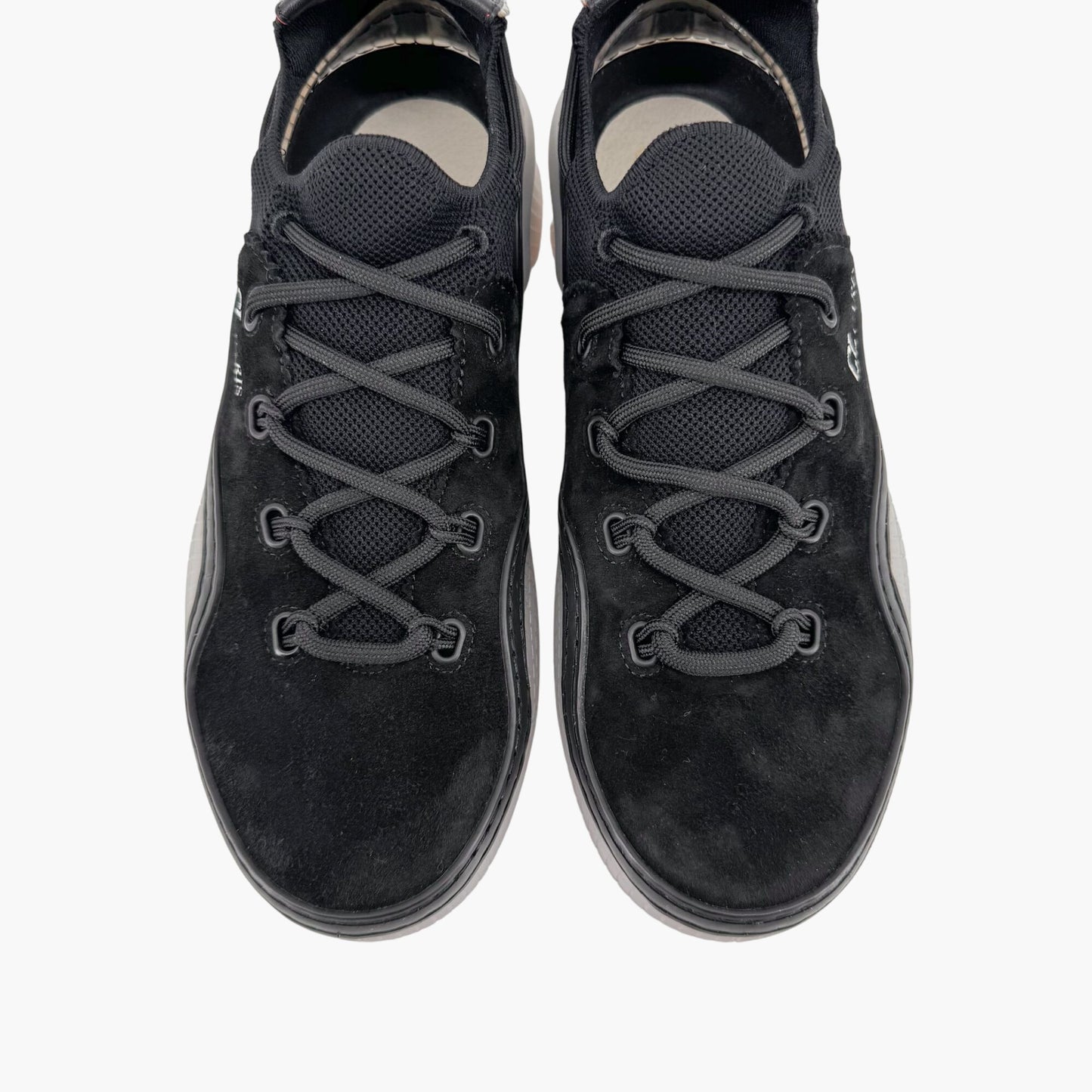 Christian Louboutin Arpoador Black Suede Spike Sneakers – Size 40.5