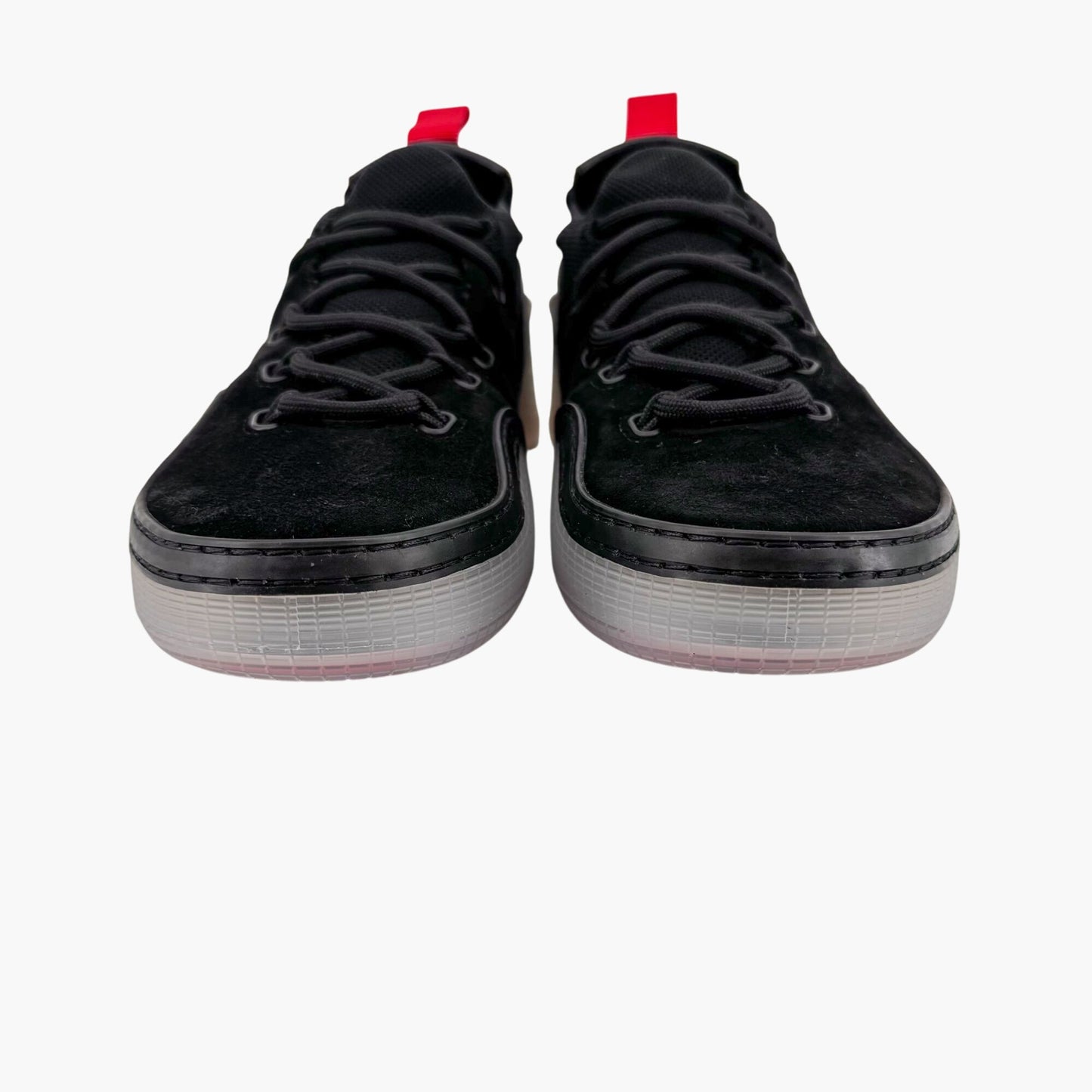 Christian Louboutin Arpoador Black Suede Spike Sneakers – Size 40.5
