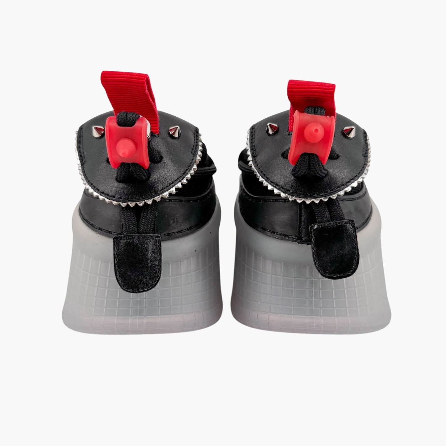 Christian Louboutin Arpoador Black Suede Spike Sneakers – Size 40.5