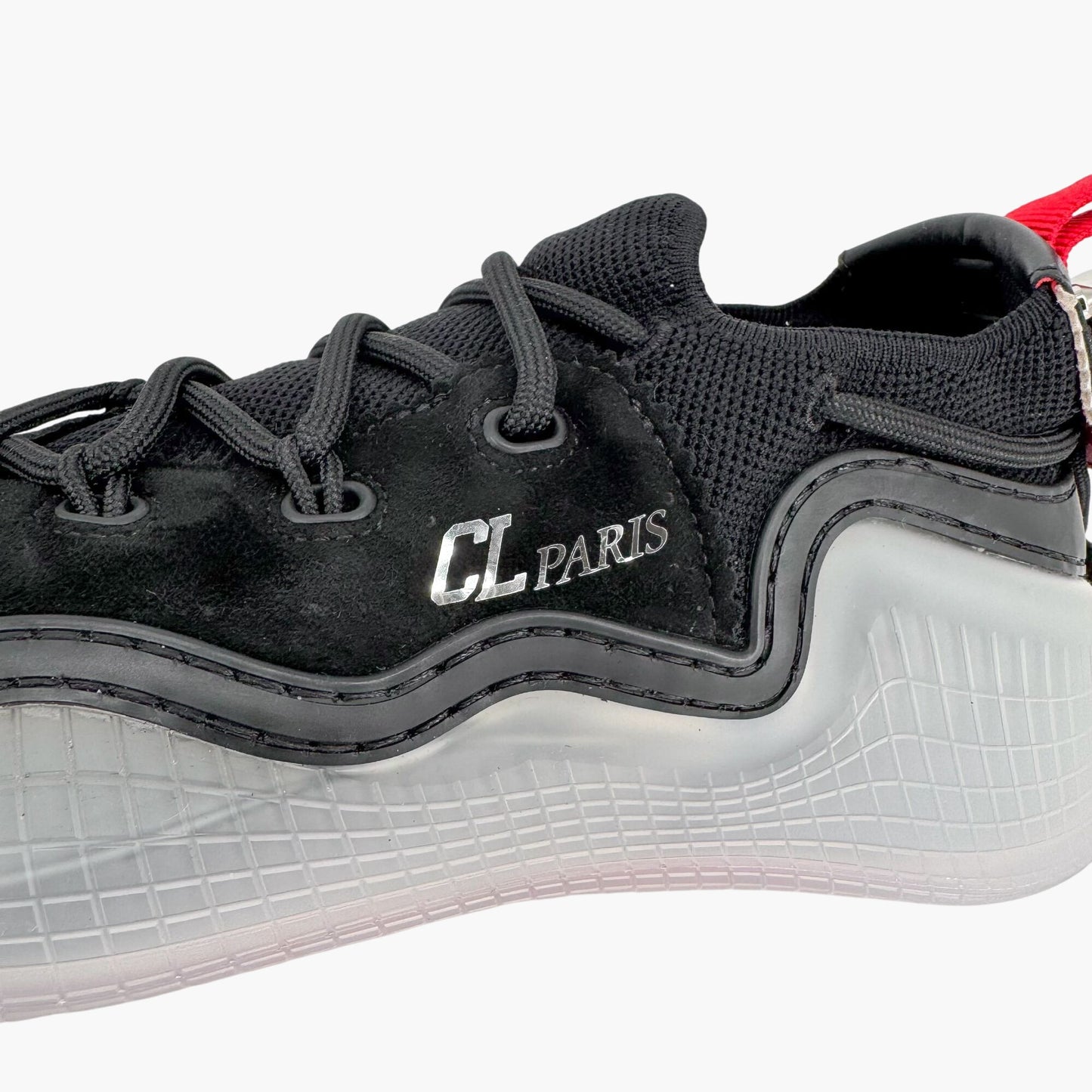 Christian Louboutin Arpoador Black Suede Spike Sneakers – Size 40.5