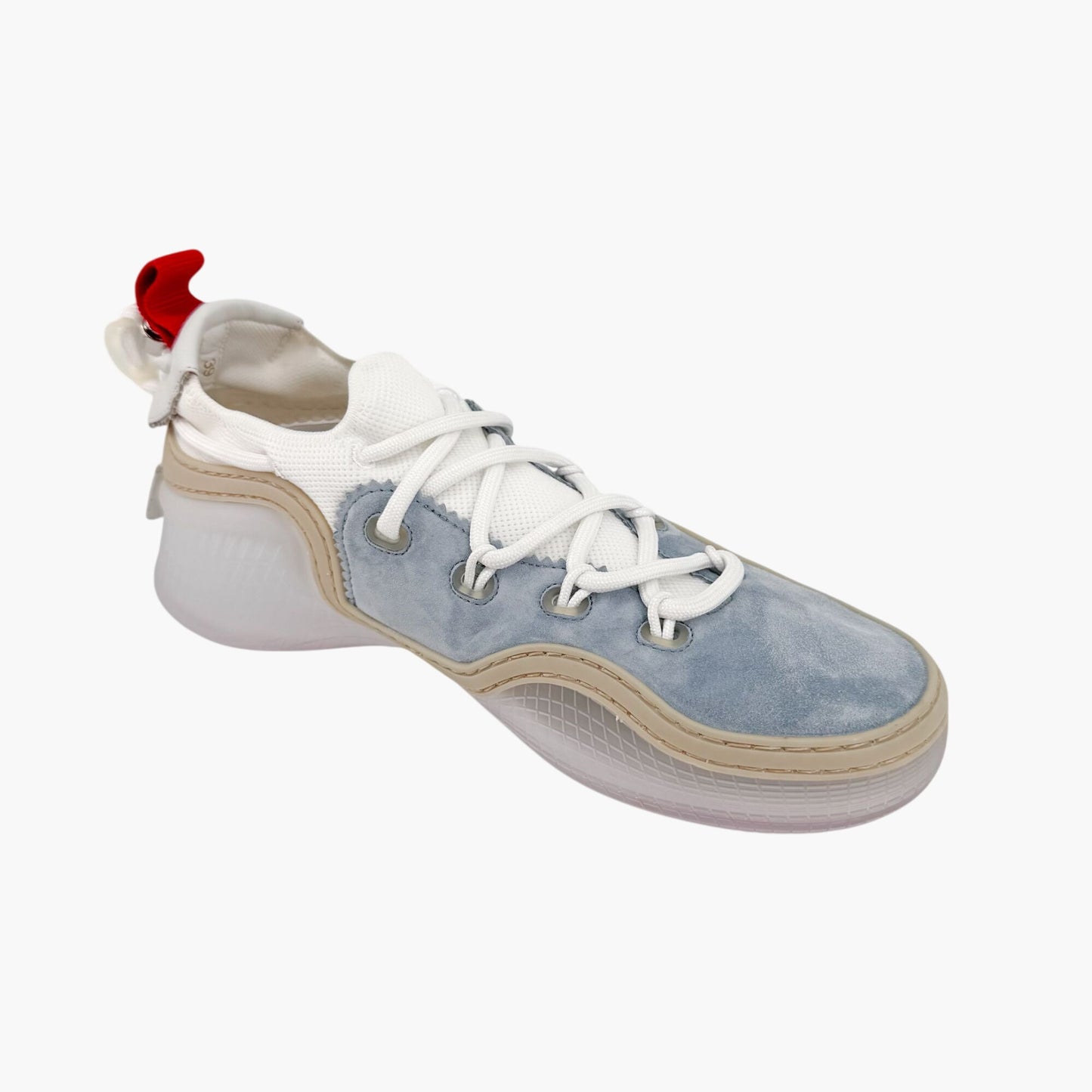 Christian Louboutin Arpoador Blue Suede Spike Sneakers – Size 39