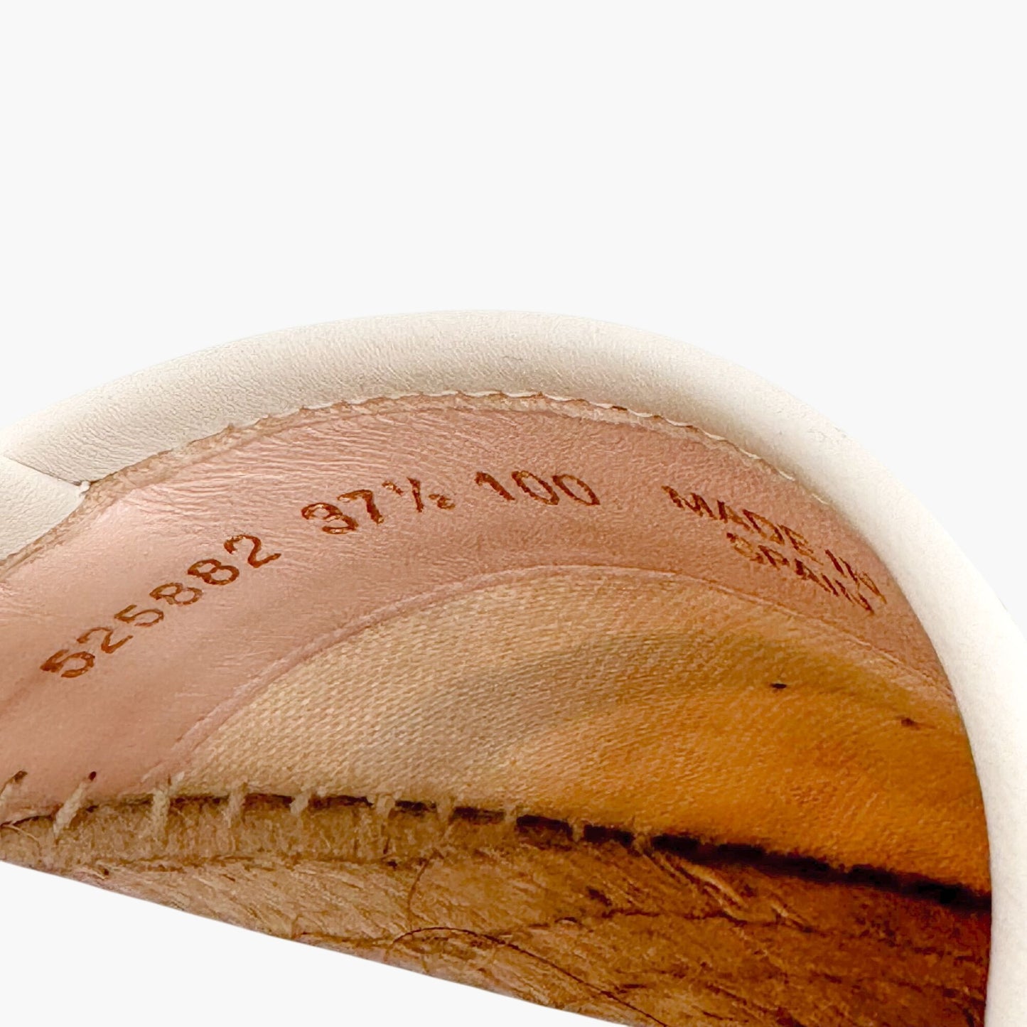 Gucci Interlocking GG Espadrille in Beige Canvas Size 37.5