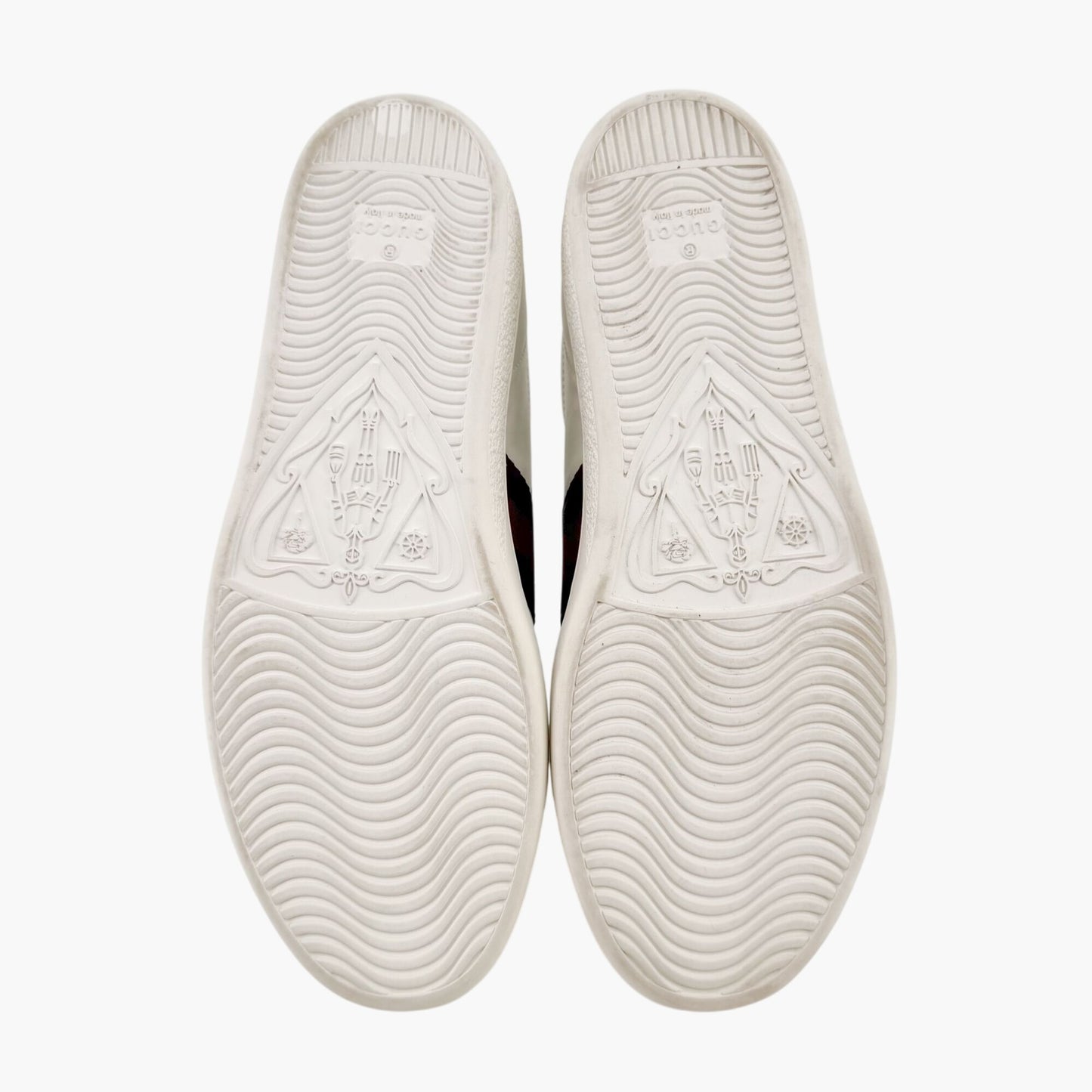 Gucci x Disney Donald Duck Ace Sneakers in White Leather Size 37