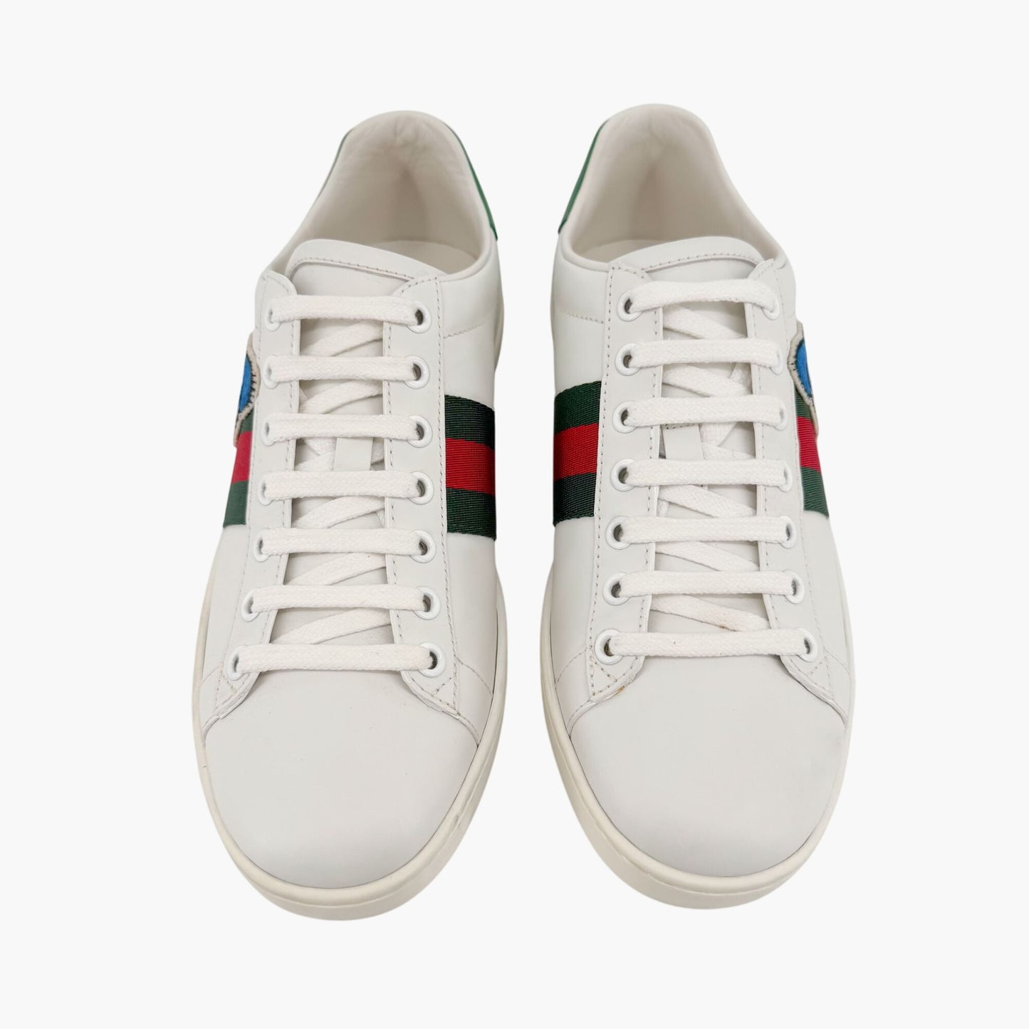 Gucci x Disney Donald Duck Ace Sneakers in White Leather Size 37