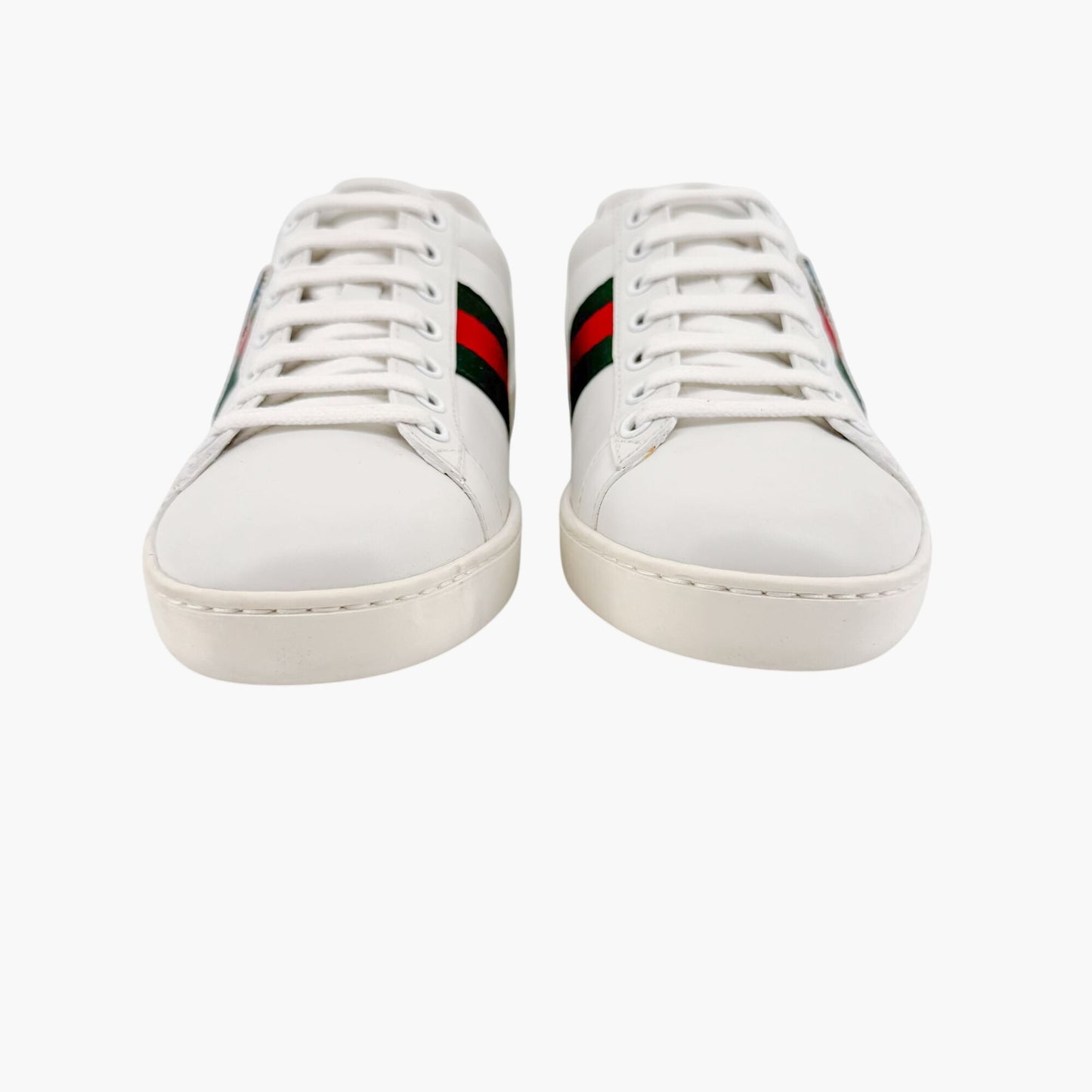Gucci x Disney Donald Duck Ace Sneakers in White Leather Size 37