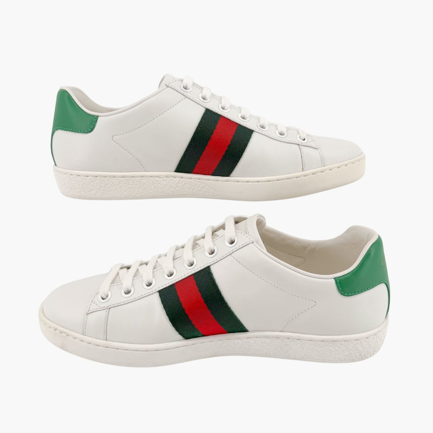 Gucci x Disney Donald Duck Ace Sneakers in White Leather Size 37