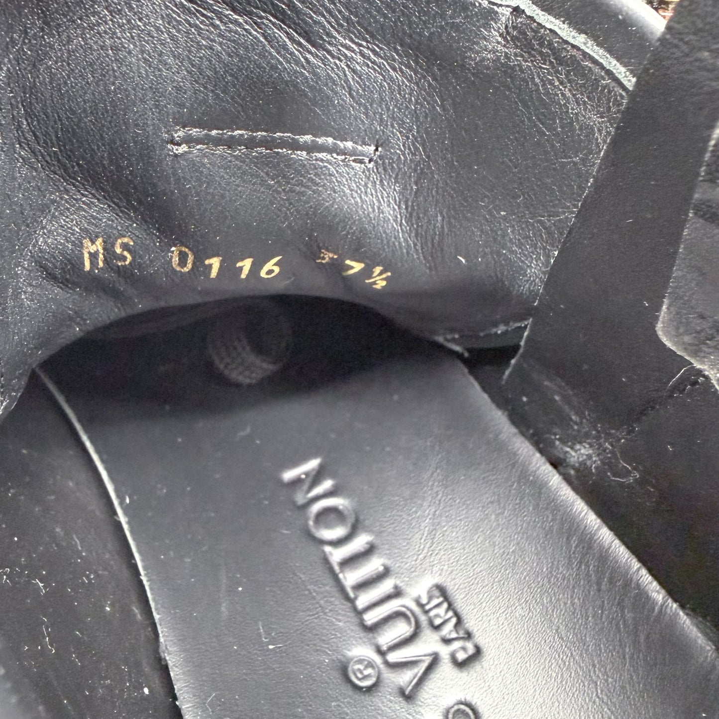 Louis Vuitton Empreinte Punchy High Top Sneakers Black Size 37.5