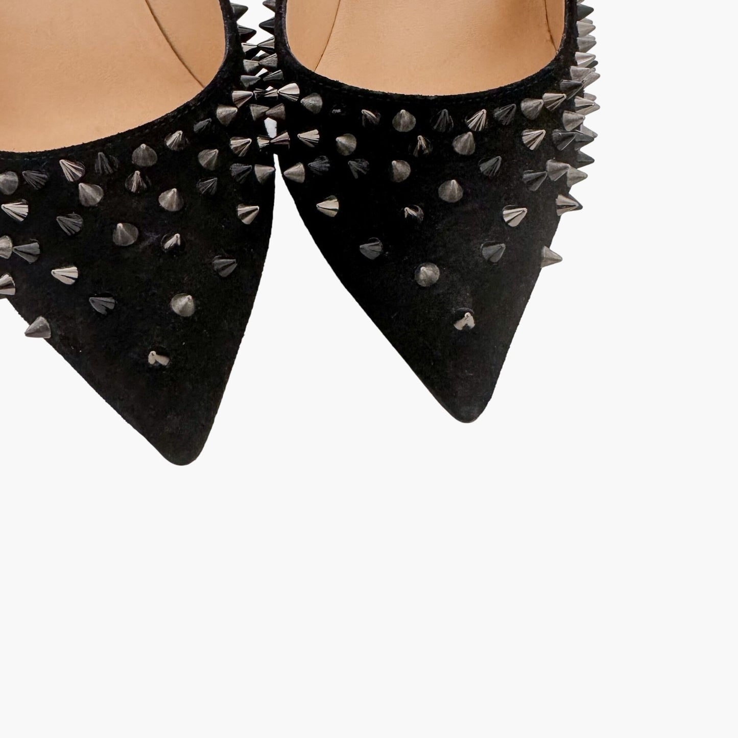 Christian Louboutin Escarpic 100 in Black Veau Velours Size 37.5