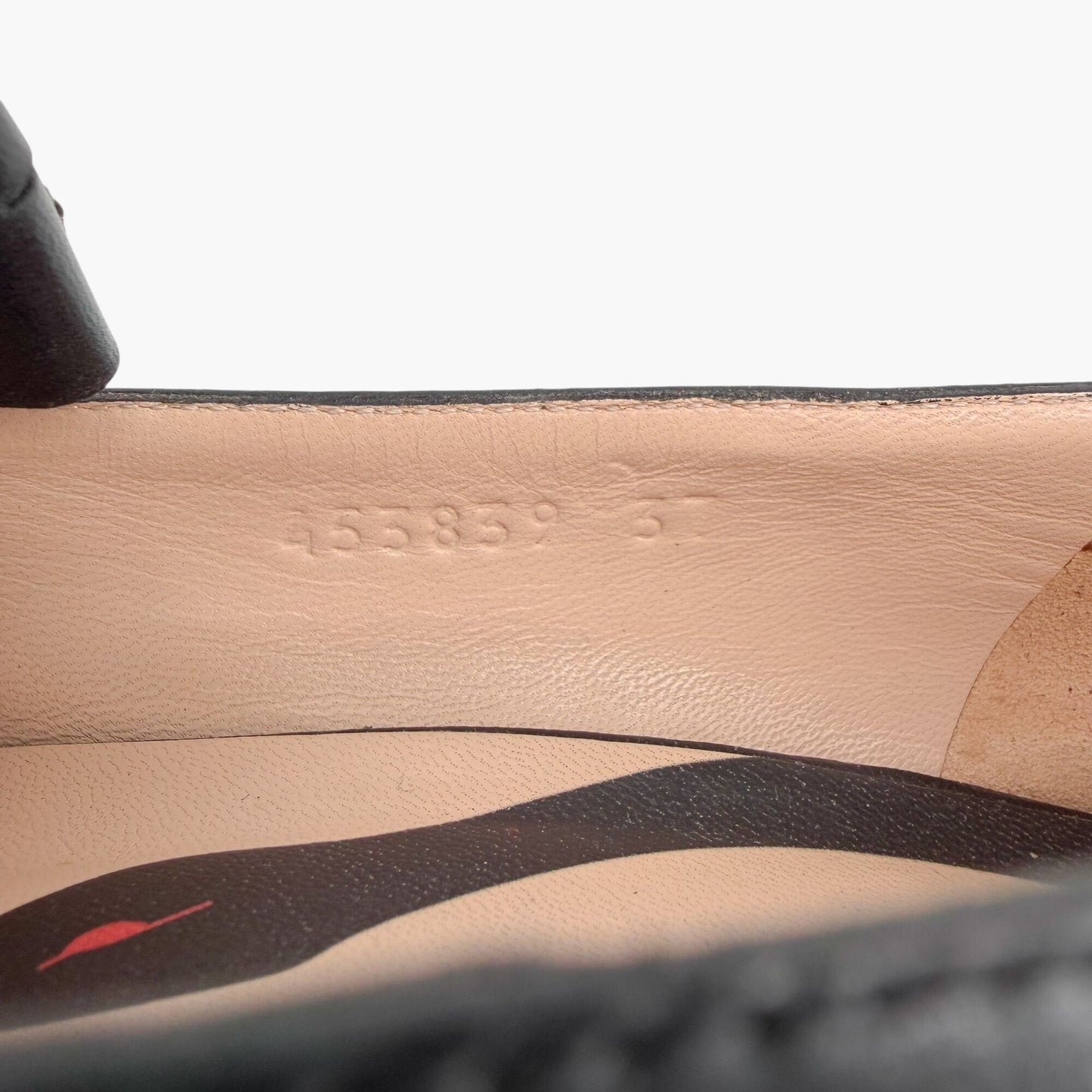 Gucci Lion Head Pearl Fringe Loafer Pumps Black Size 37