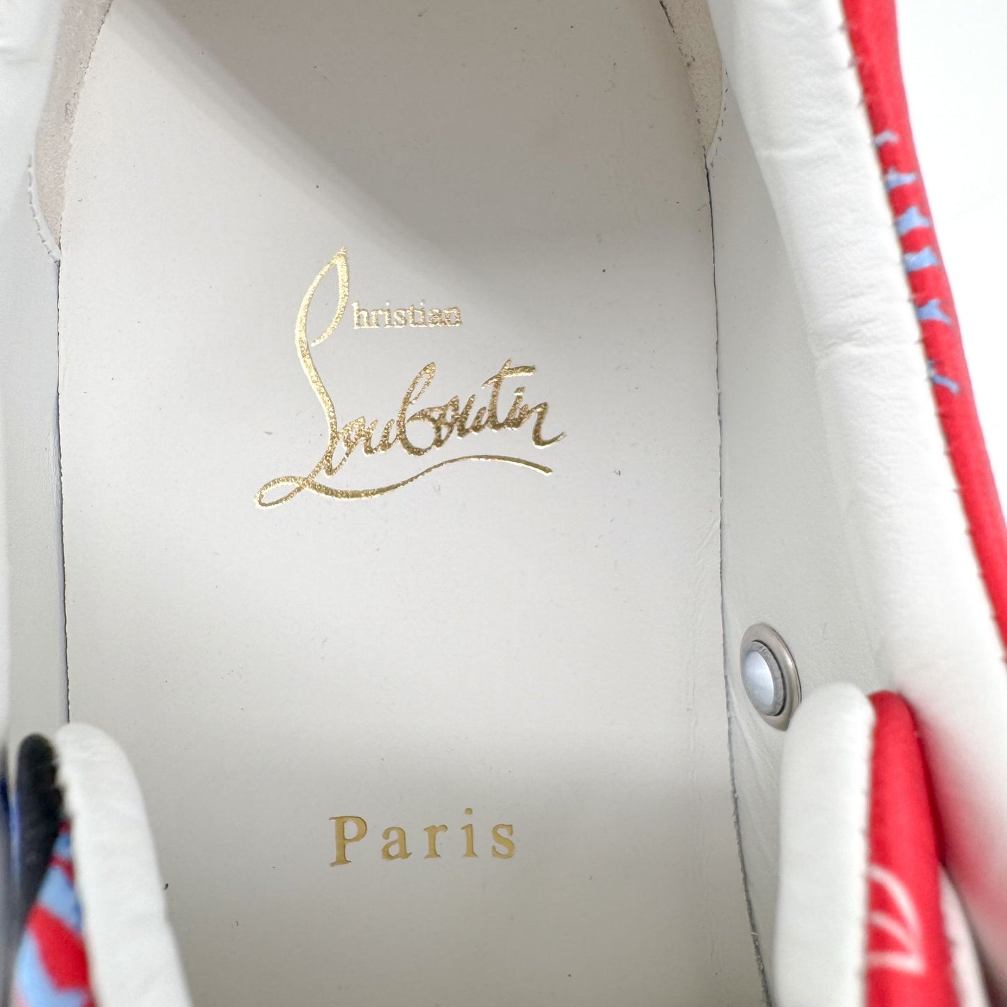 Christian Louboutin Vieira Orlato Evil Eye Sneakers Size 40