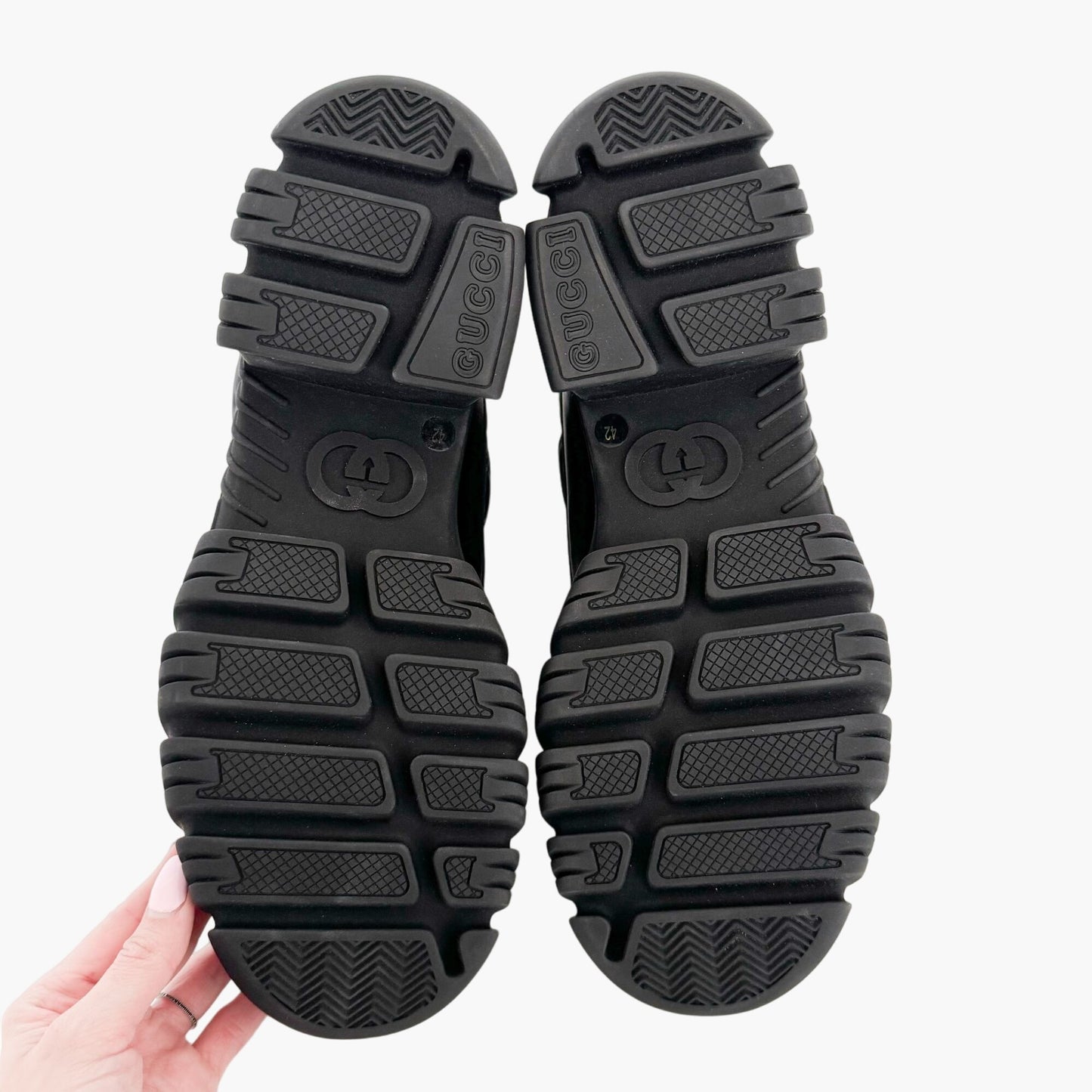 Gucci Romance GG Quilted Snow Boots in Black Nylon & Leather Size 42