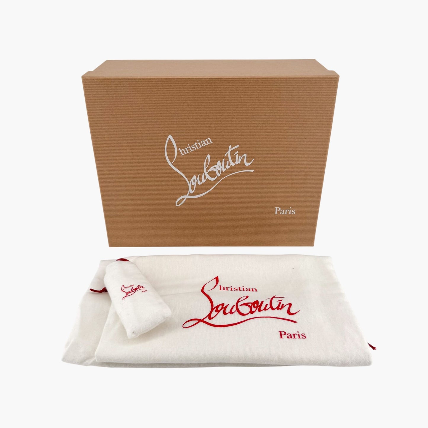 Christian Louboutin Sharkina Sneakers in White Mesh & Red Patent Leather – Size 41