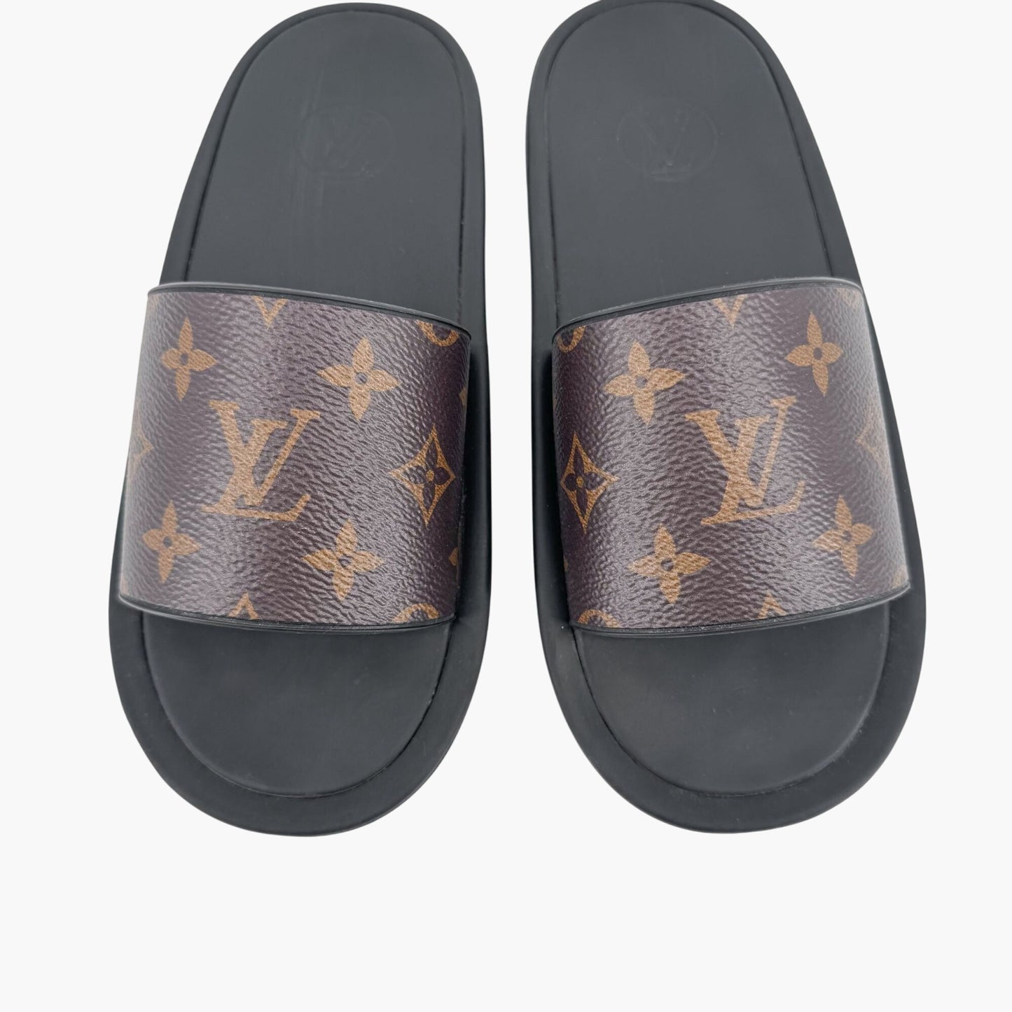 Louis Vuitton Sunbath Monogram Slide Sandals Size 37