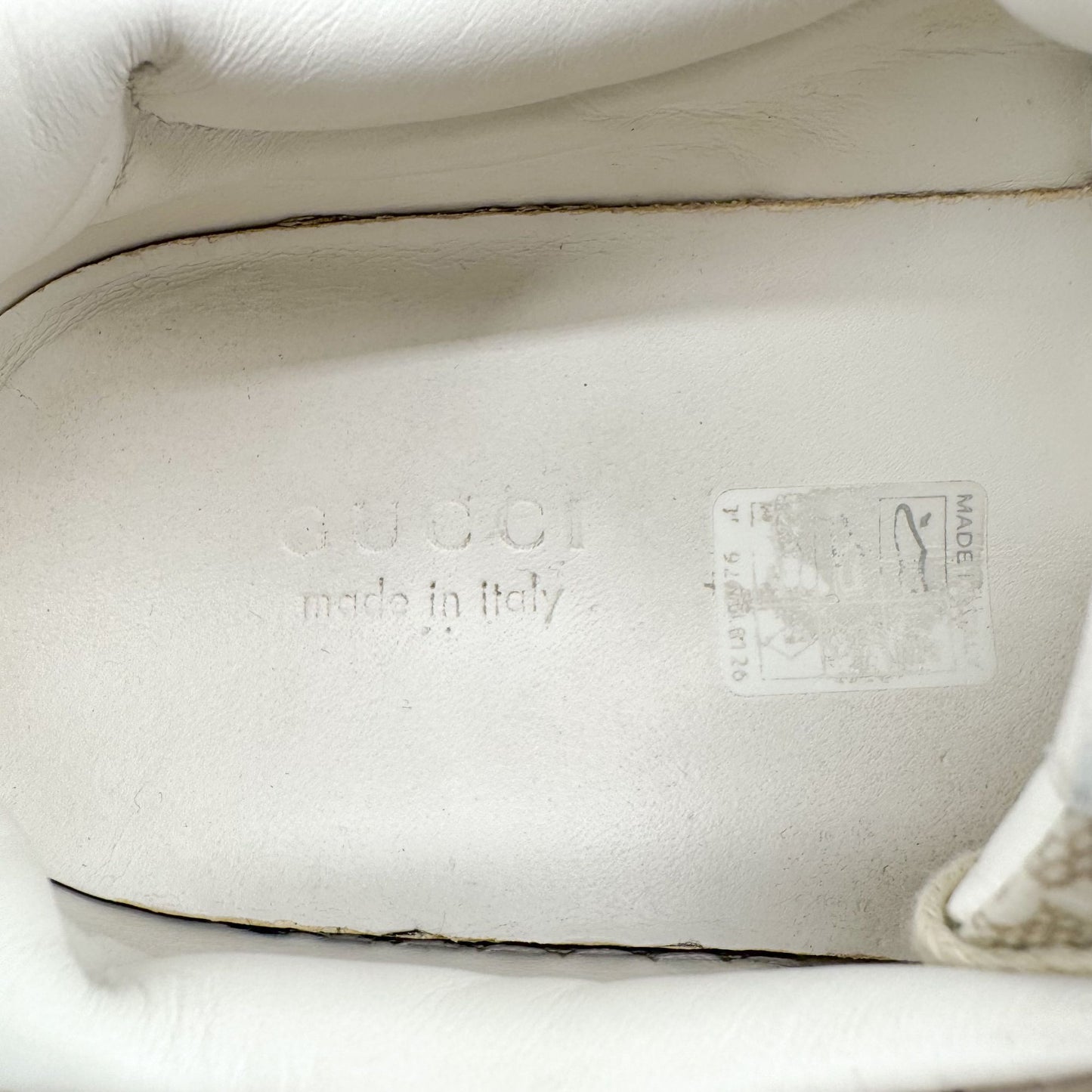 Gucci Dali GG Platform Sneakers in Oatmeal Beige Canvas – Size 39