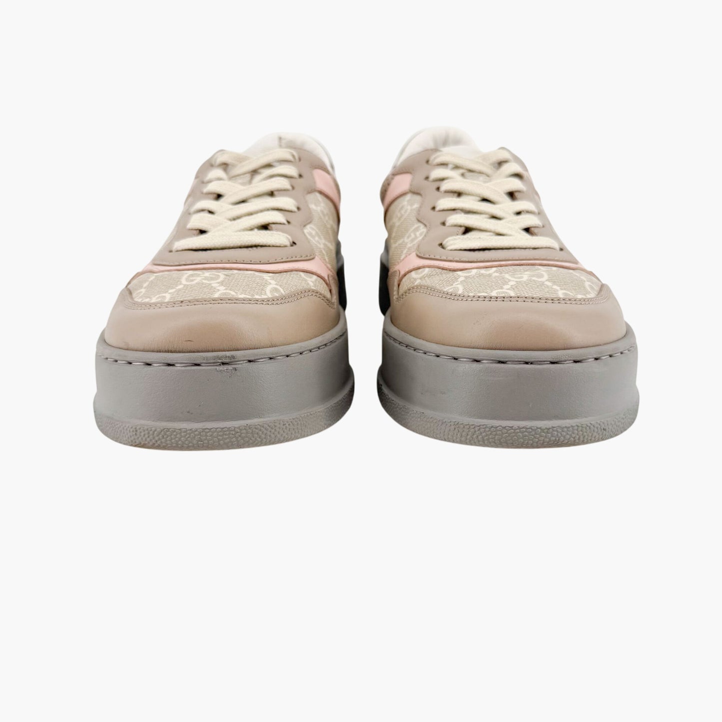 Gucci Dali GG Platform Sneakers in Oatmeal Beige Canvas – Size 39