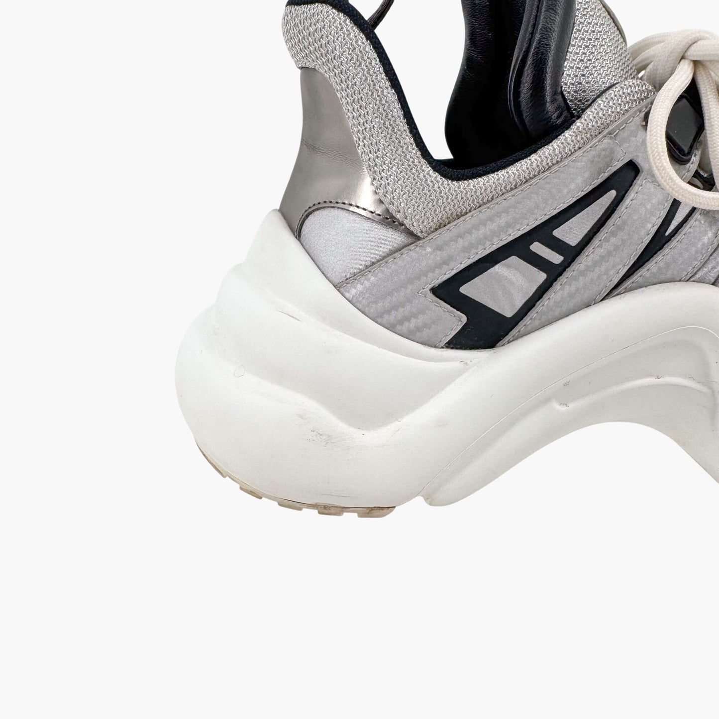 Louis Vuitton Archlight Silver Mesh Chunky Sneakers – Size 37