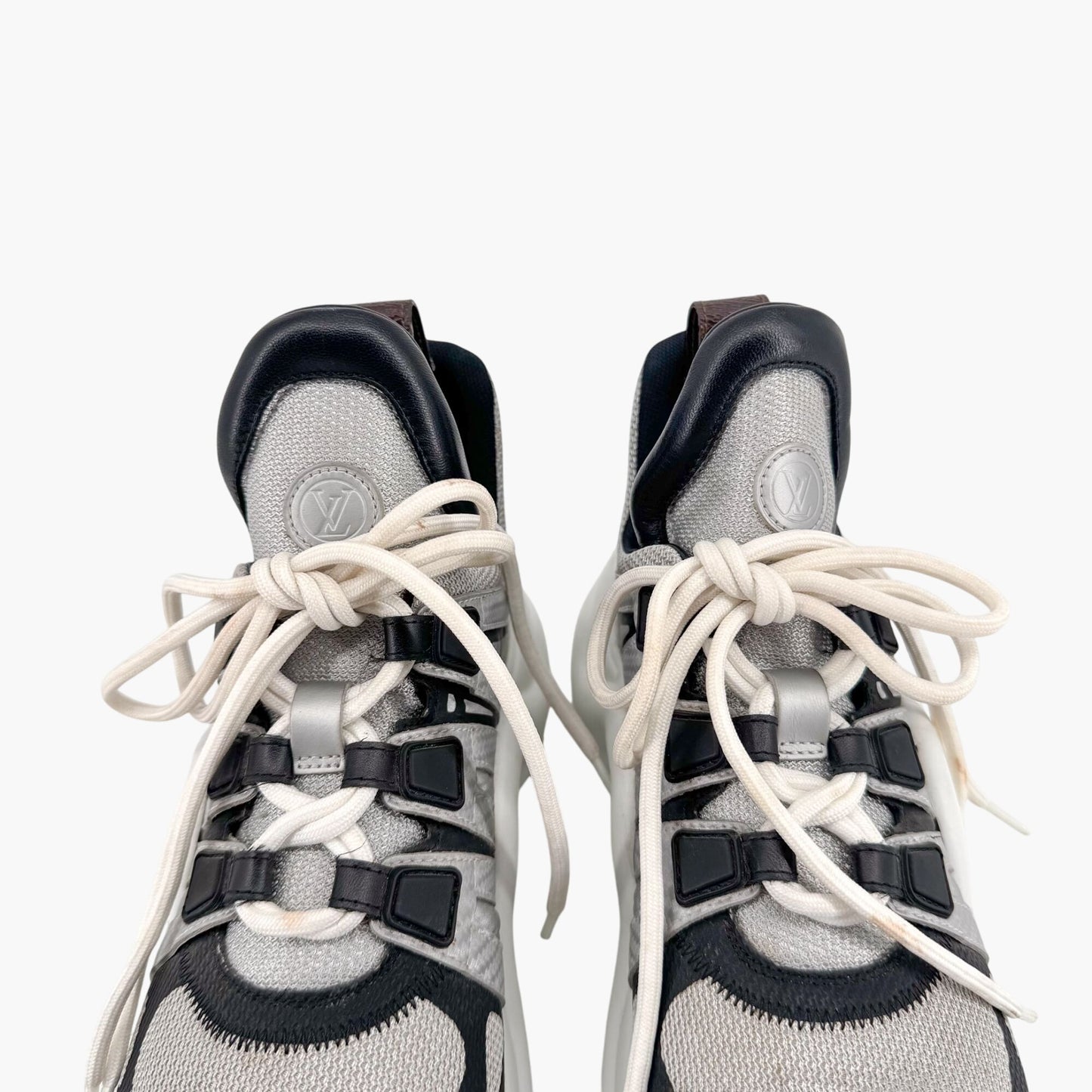 Louis Vuitton Archlight Silver Mesh Chunky Sneakers – Size 37