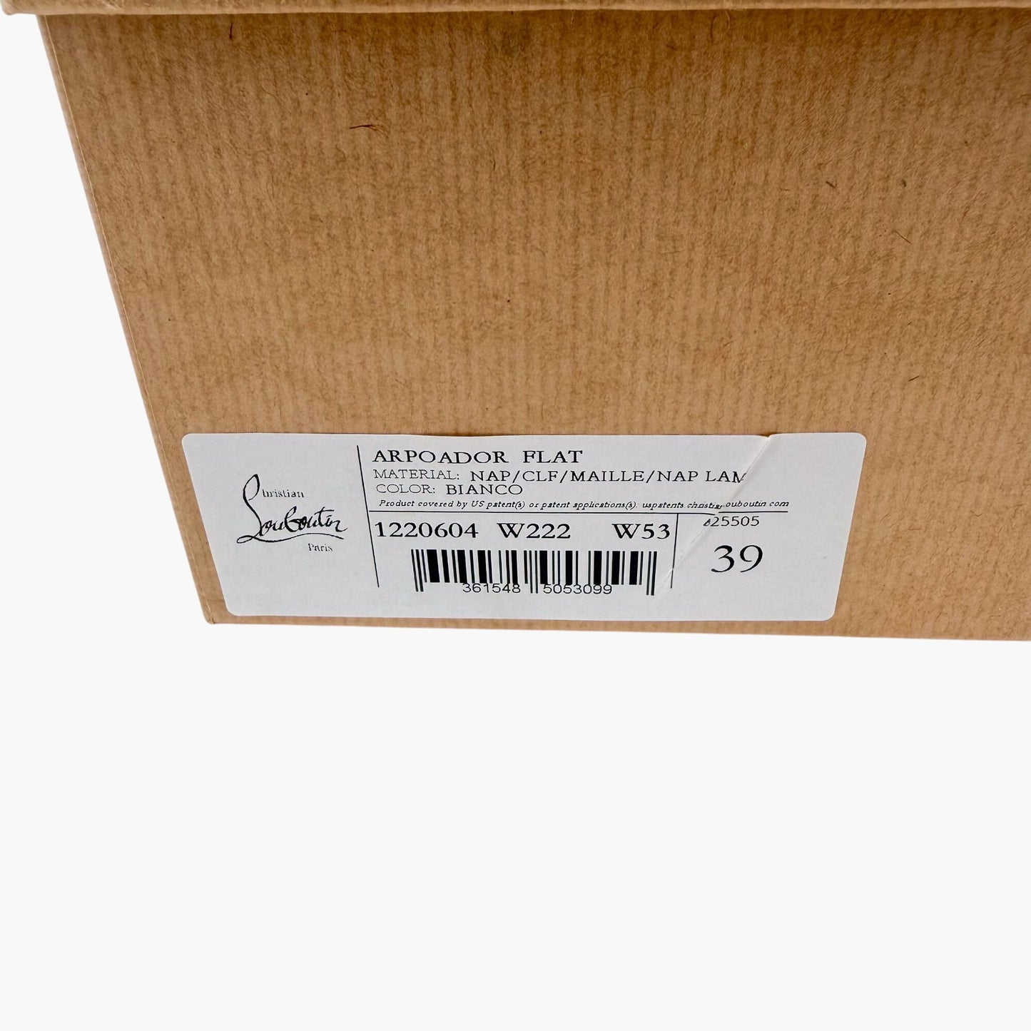 Christian Louboutin Arpoador Donna White Leather Sneakers Size 39