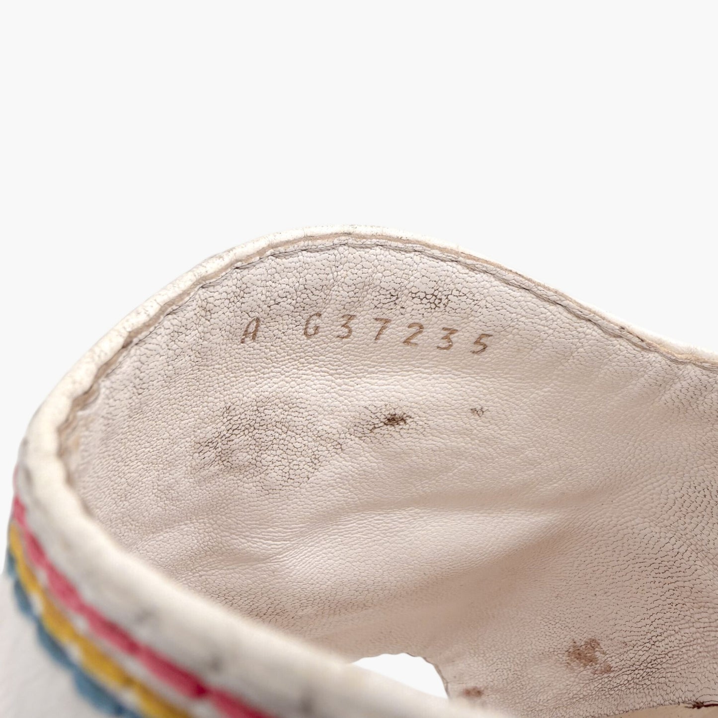 Chanel Embroidered CC Slide Sandals White Size 39