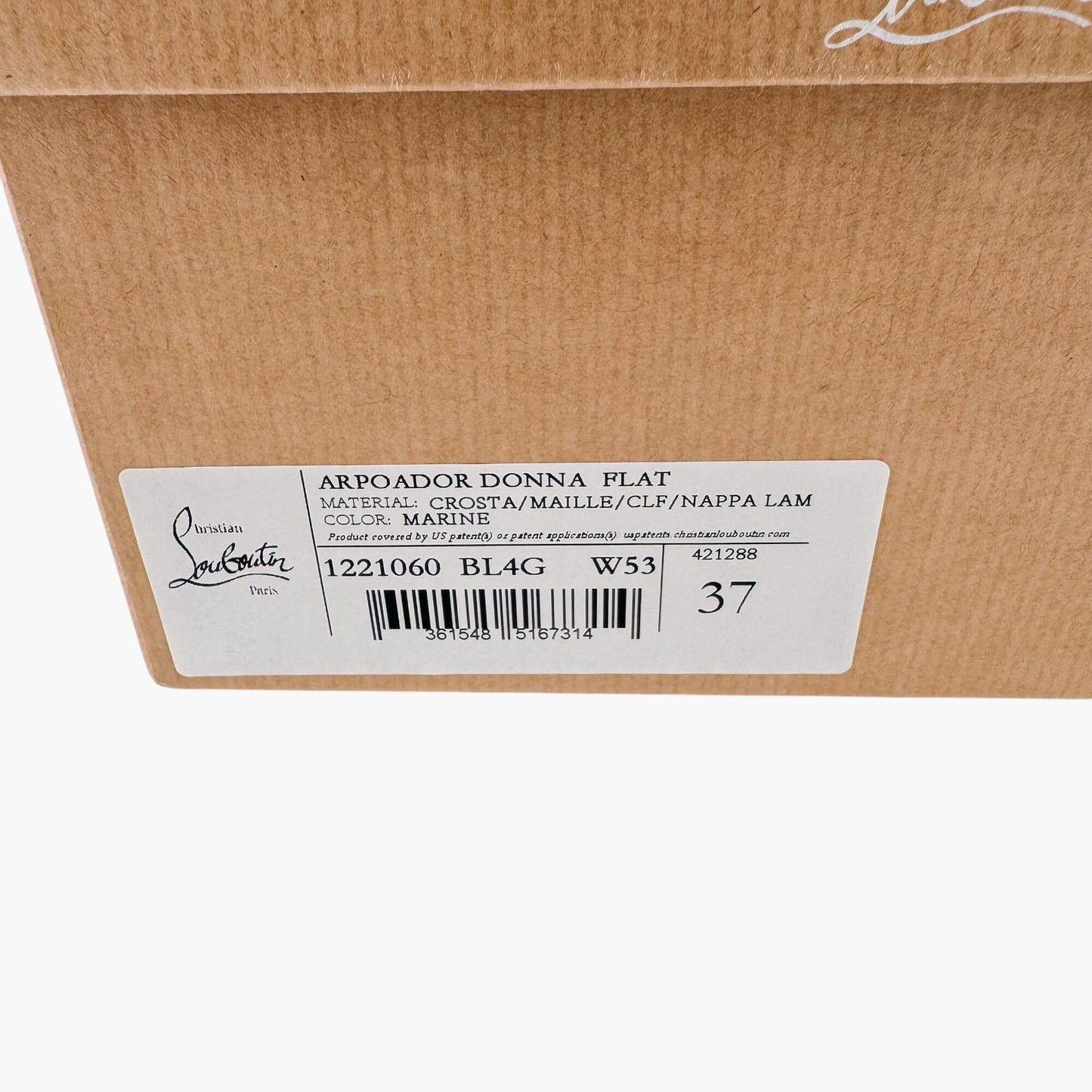 Christian Louboutin Navy Blue Suede Arpoador Spike Sneakers – Size 37