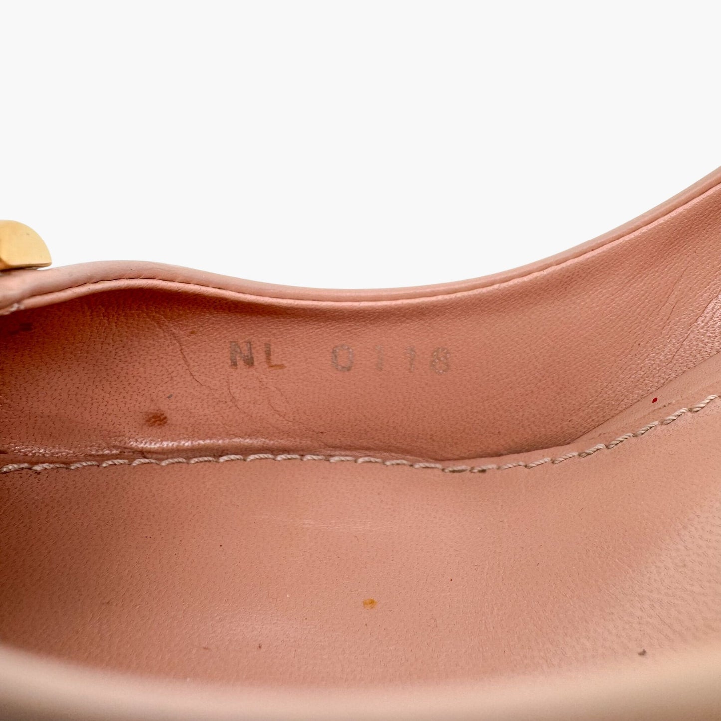 Louis Vuitton Heartbreaker Pumps in Beige Leather with Gold LV Logo – Size 37