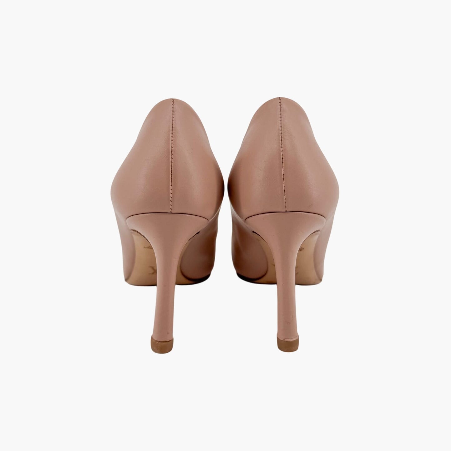 Louis Vuitton Heartbreaker Pumps in Beige Leather with Gold LV Logo – Size 37