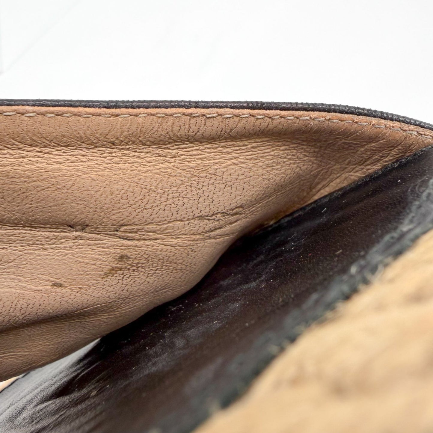 Chanel CC Black Leather Espadrille Slide Sandals Size 38