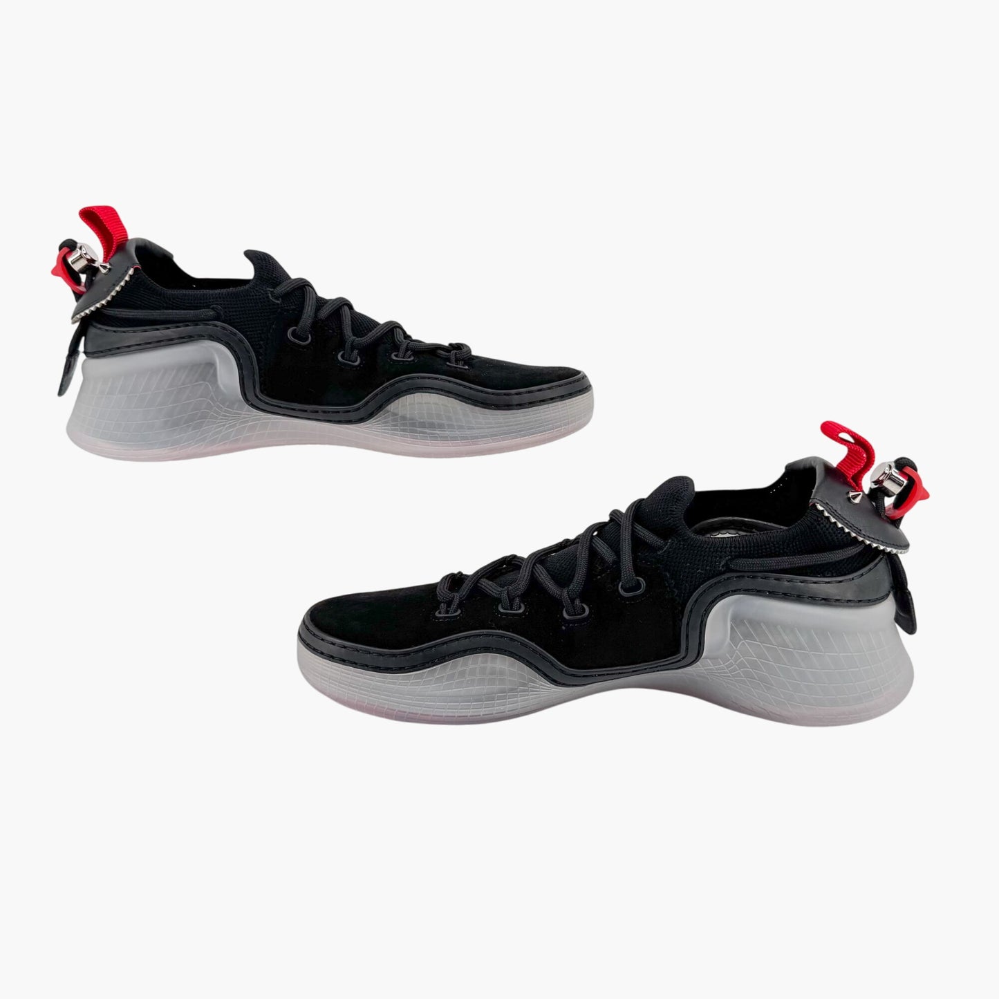 Christian Louboutin Arpoador Sneakers in Black Suede with Red Soles – Size 41