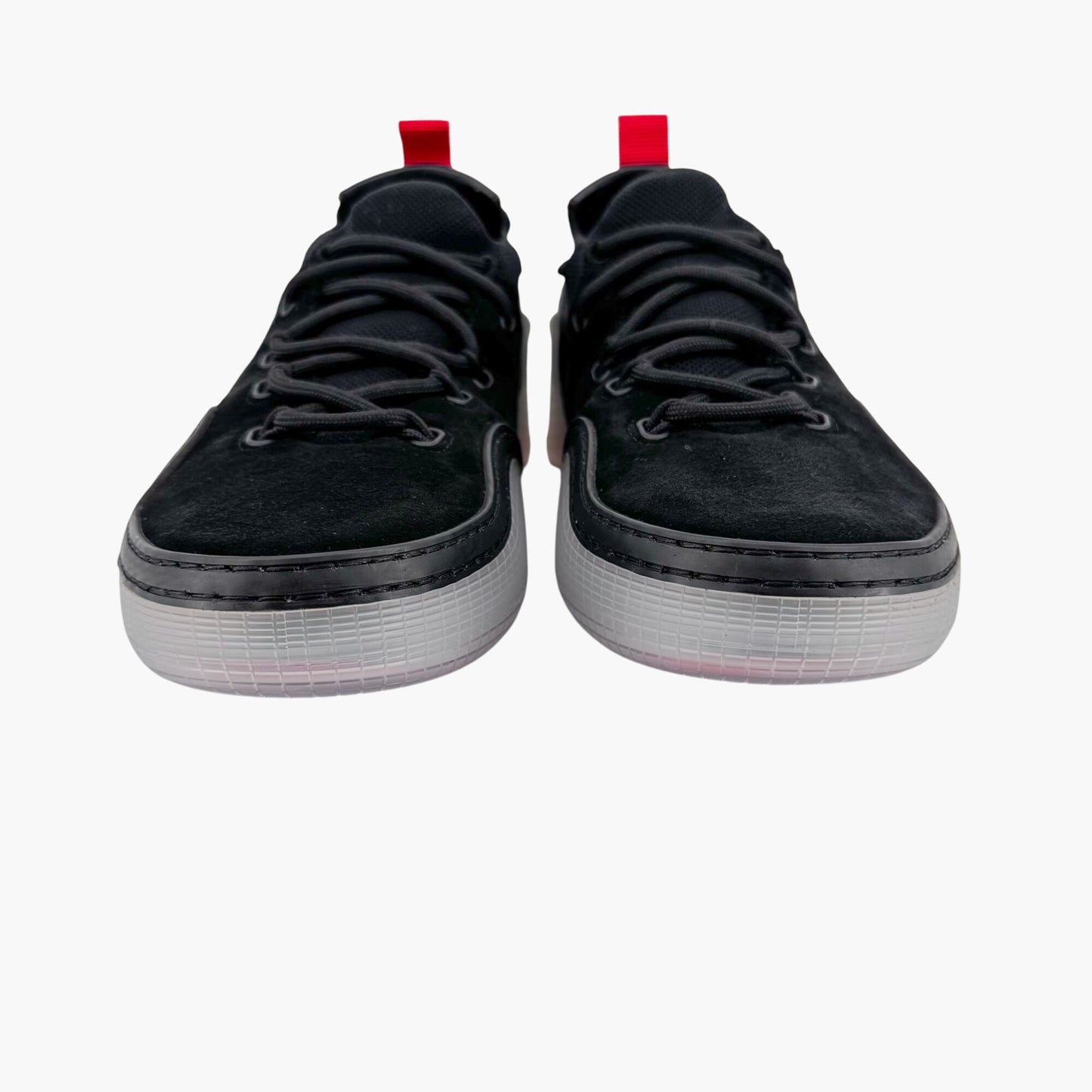 Christian Louboutin Arpoador Sneakers in Black Suede with Red Soles – Size 41