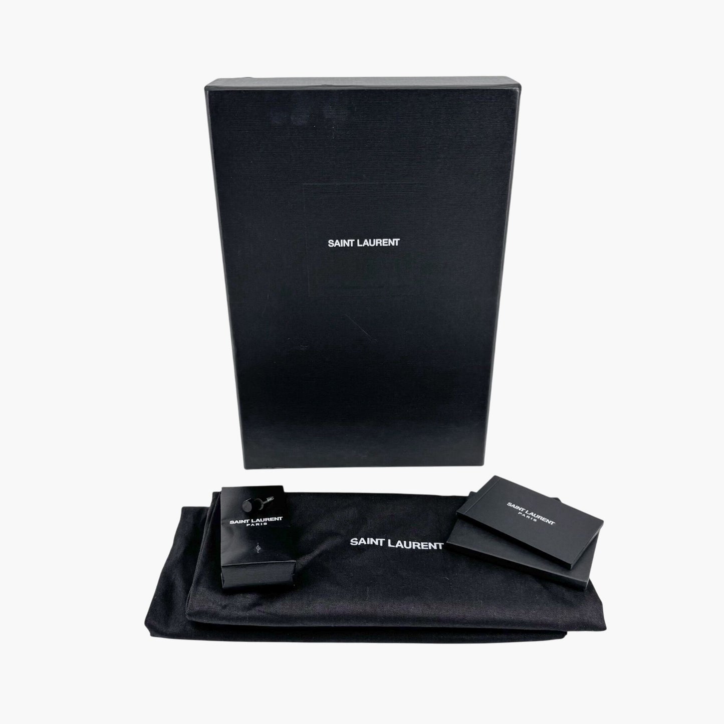 Saint Laurent La 16 Mule Sandals in Blue YSL Logo Denim – Size 40