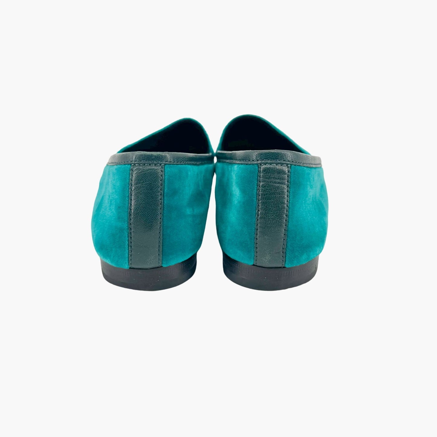 Gucci Jordaan Horsebit Loafer in Teal Velvet