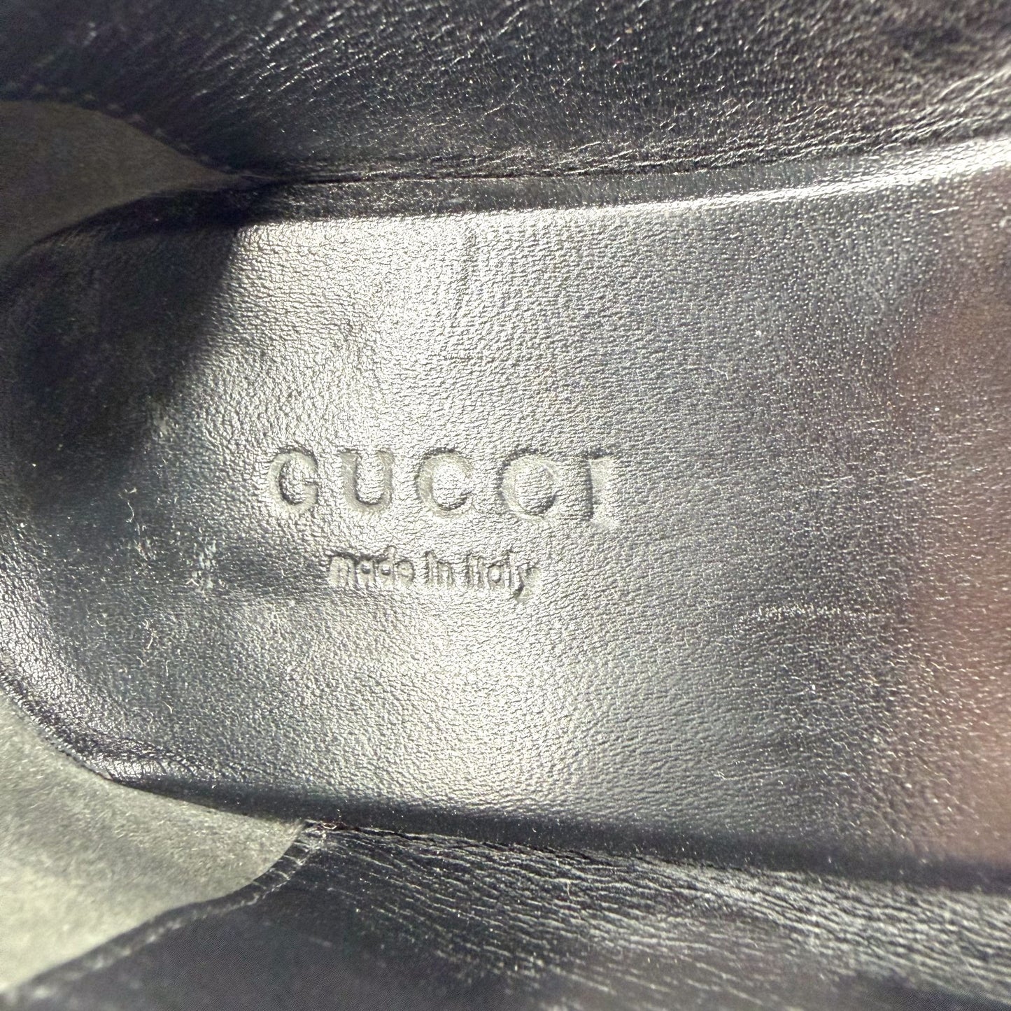 Gucci Black Floral Brocade Jordaan Horsebit Loafers Size 37