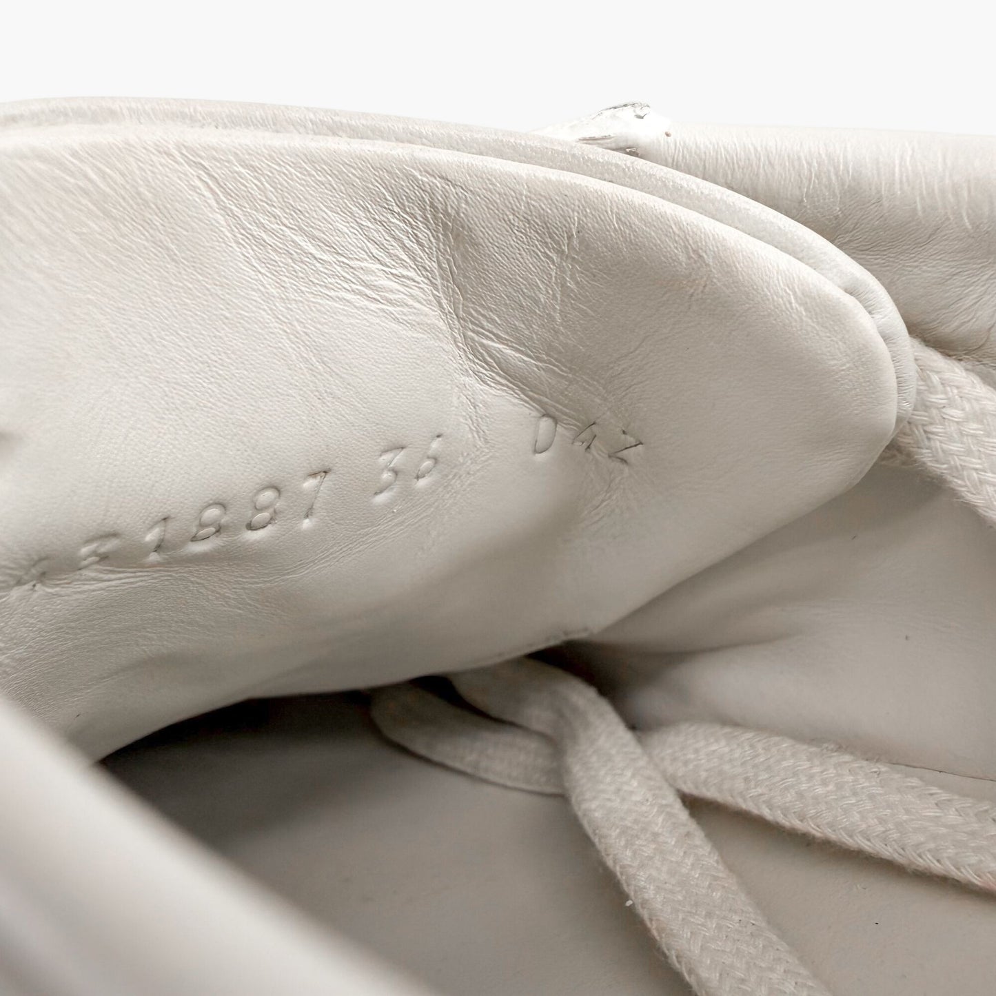 Gucci Ace Studded Pearl Sneakers White Leather Size 36